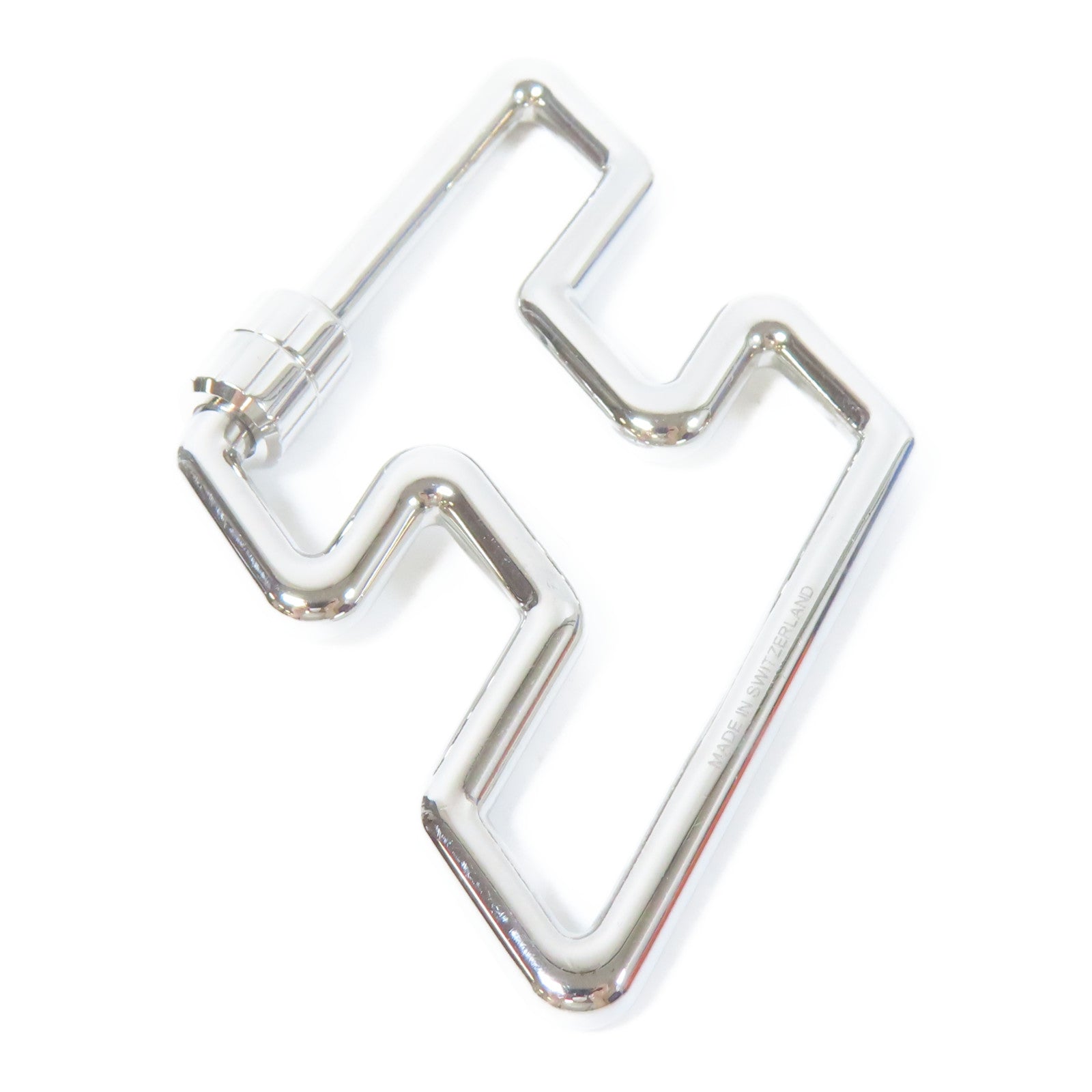 HERMES 金屬H Too Speed Key Ring鑰匙圈銀色