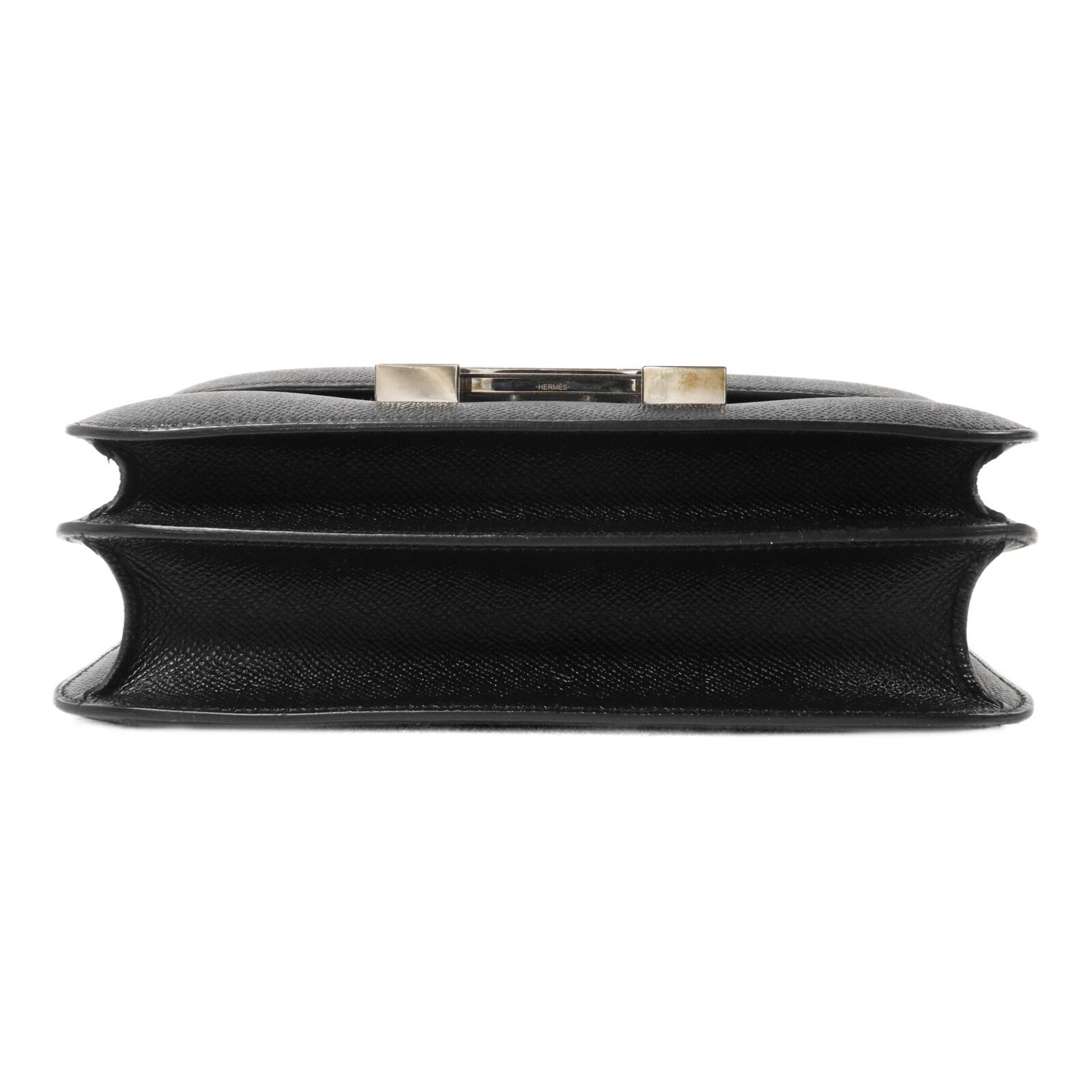HERMES Epsom皮革皮革Constance 24肩背袋Noir