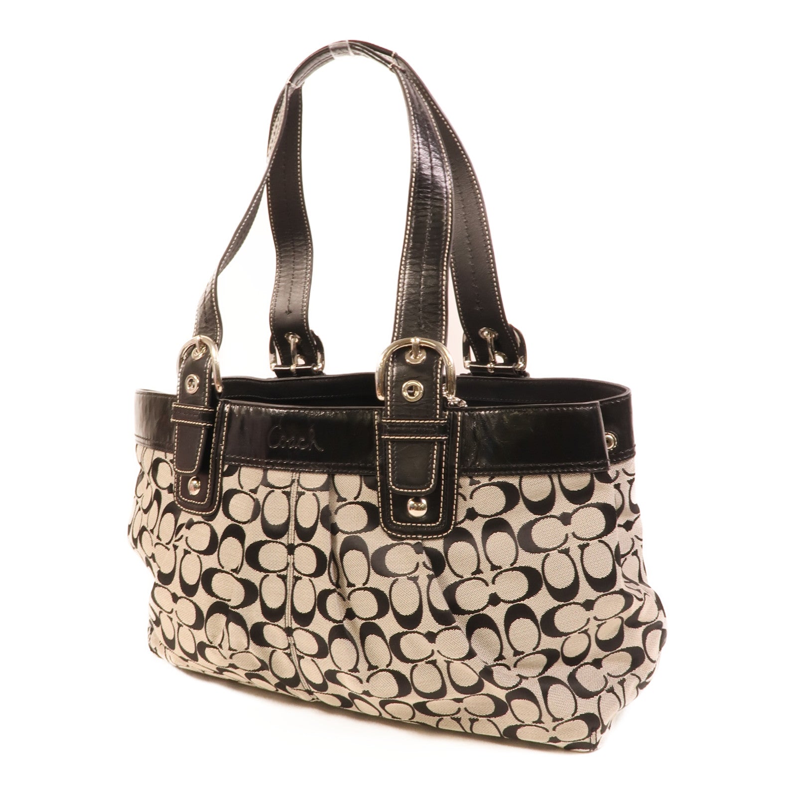 COACH 帆布Tote Bag肩背袋
