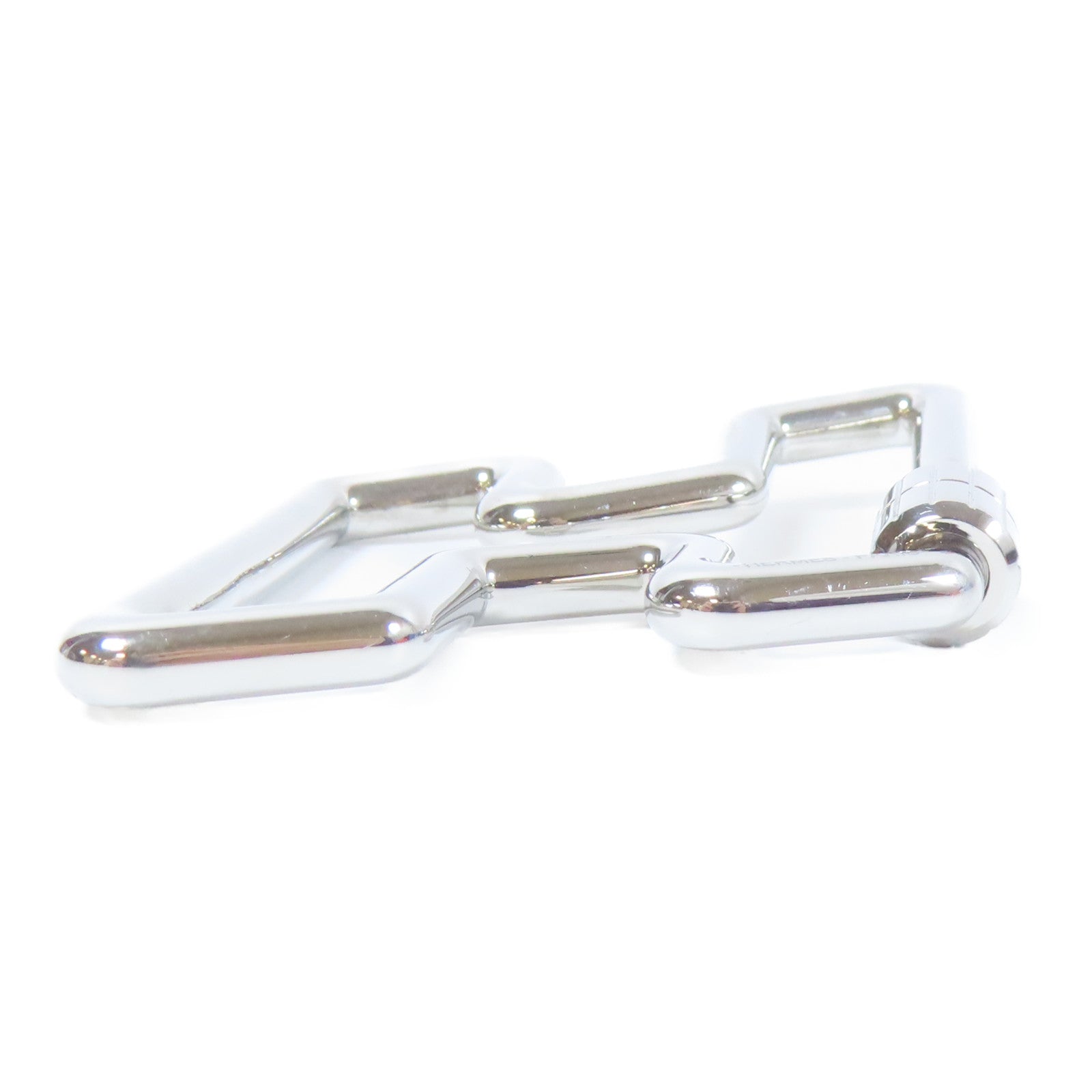 HERMES 金屬H Too Speed Key Ring鑰匙圈銀色