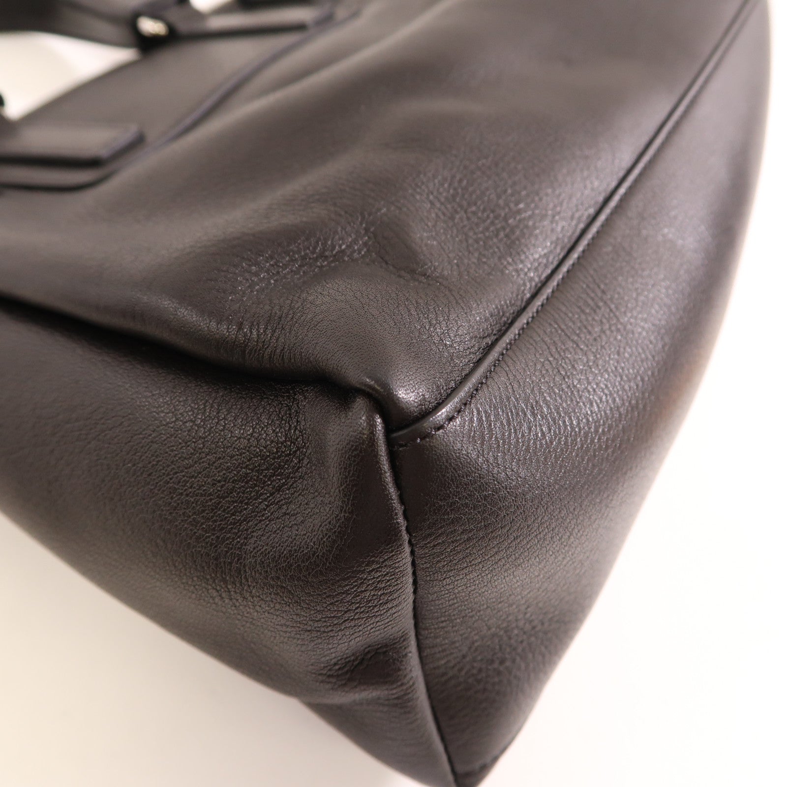 GIVENCHY 牛皮皮革2 Way Shoulder銀扣手挽肩背兩用袋