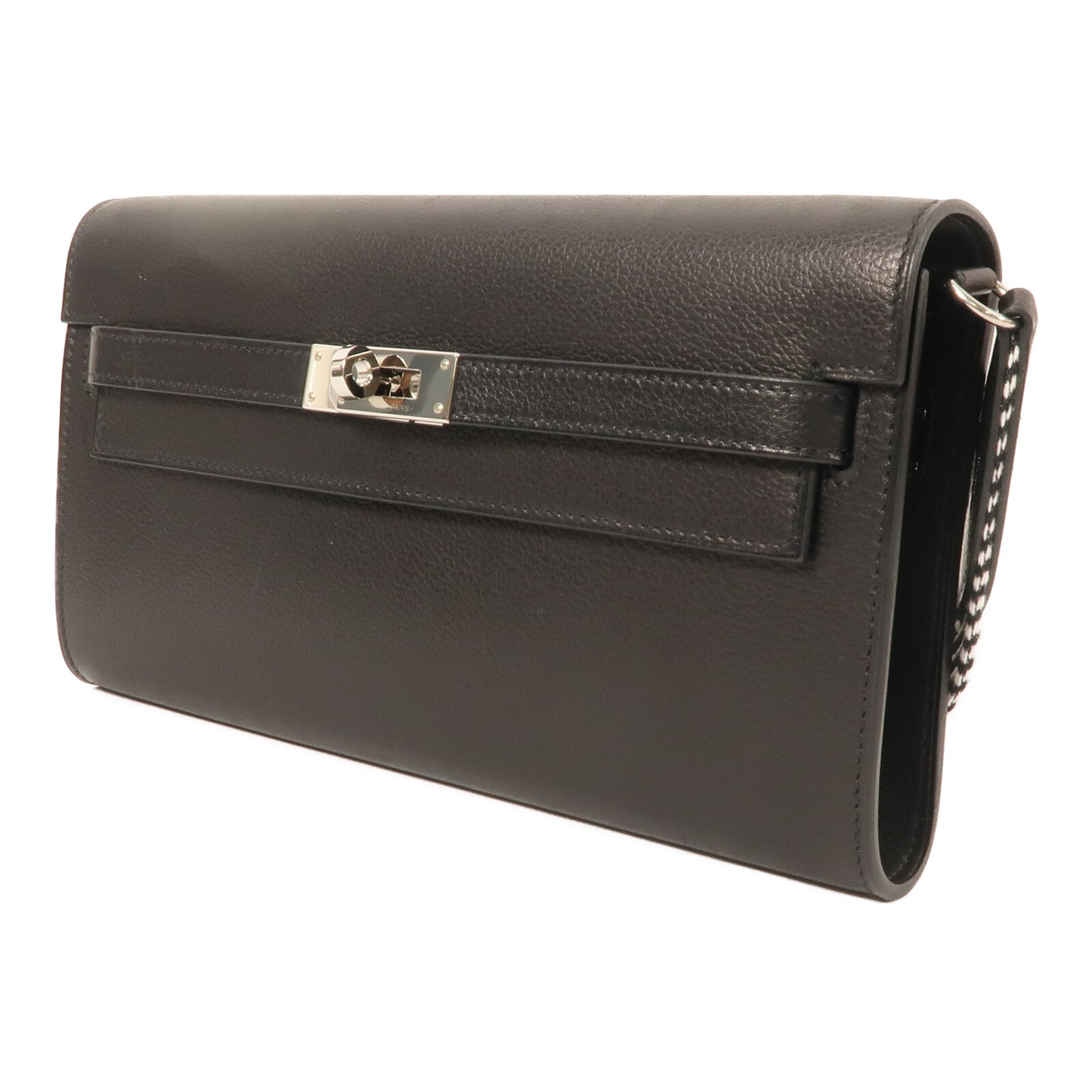 HERMES Evercolor皮革Kelly To Go Wallet肩背袋