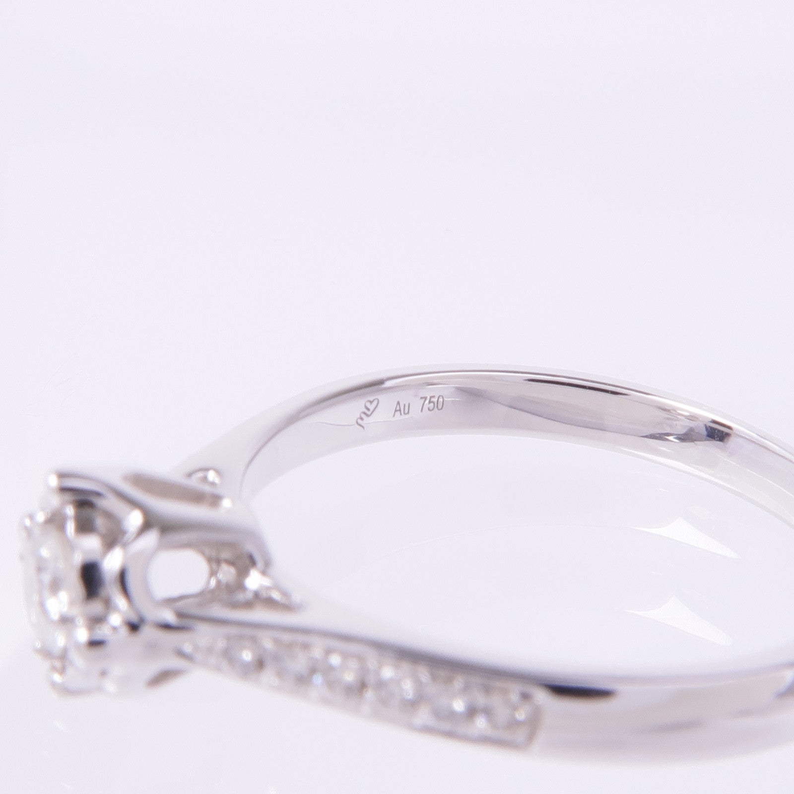 JEWELRY 【激減優惠】18K白金Diamond Ring鑽石戒指US#6.5