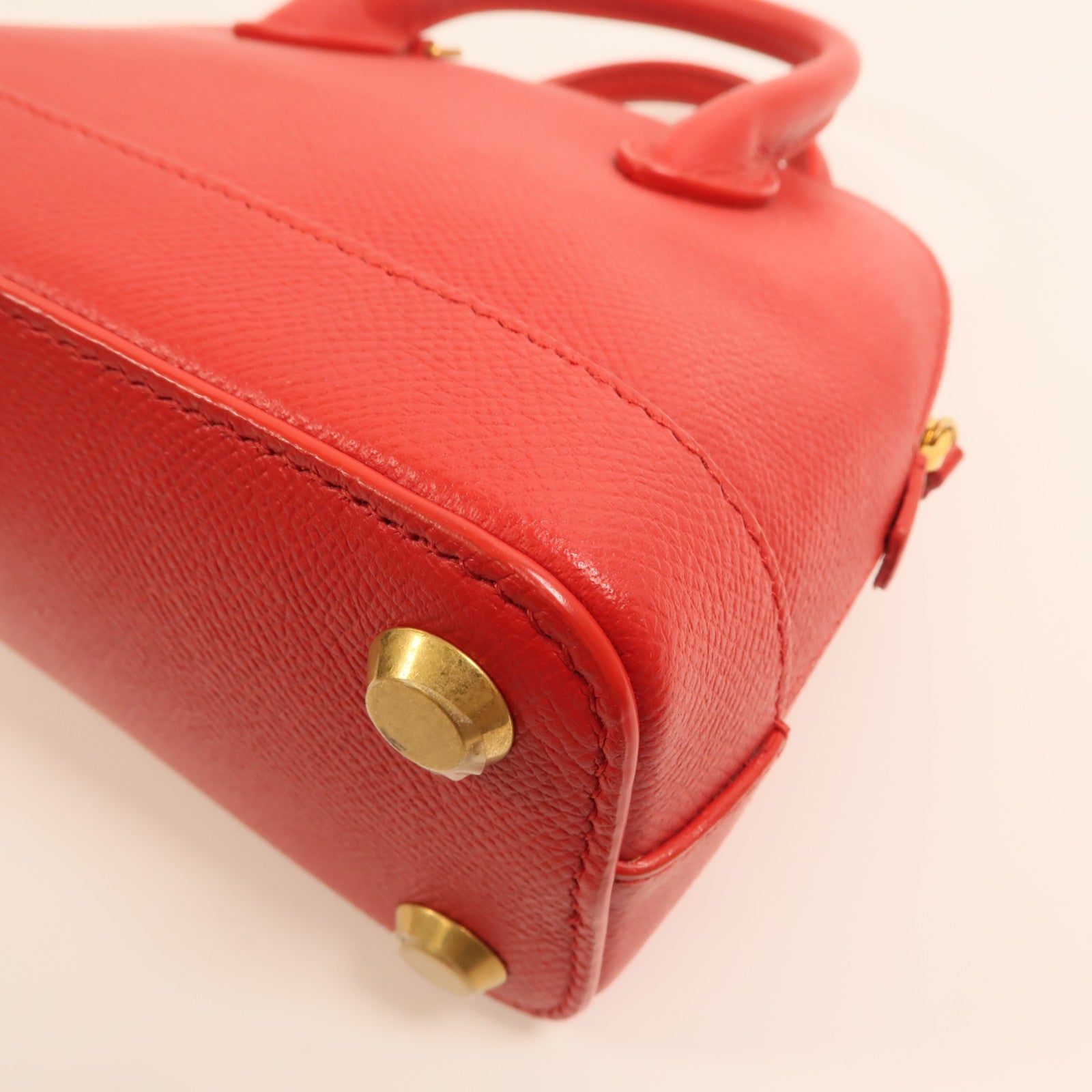 BALENCIAGA 牛皮皮革XXS Ville Top Handle Bag金扣手挽肩背兩用袋