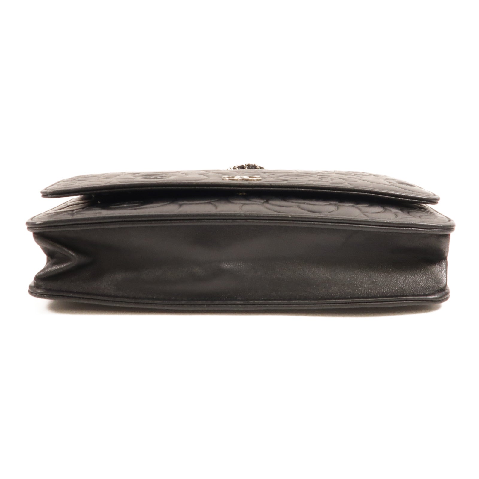 CHANEL 羊皮皮革WOC Wallet On Chain鏈帶肩背袋