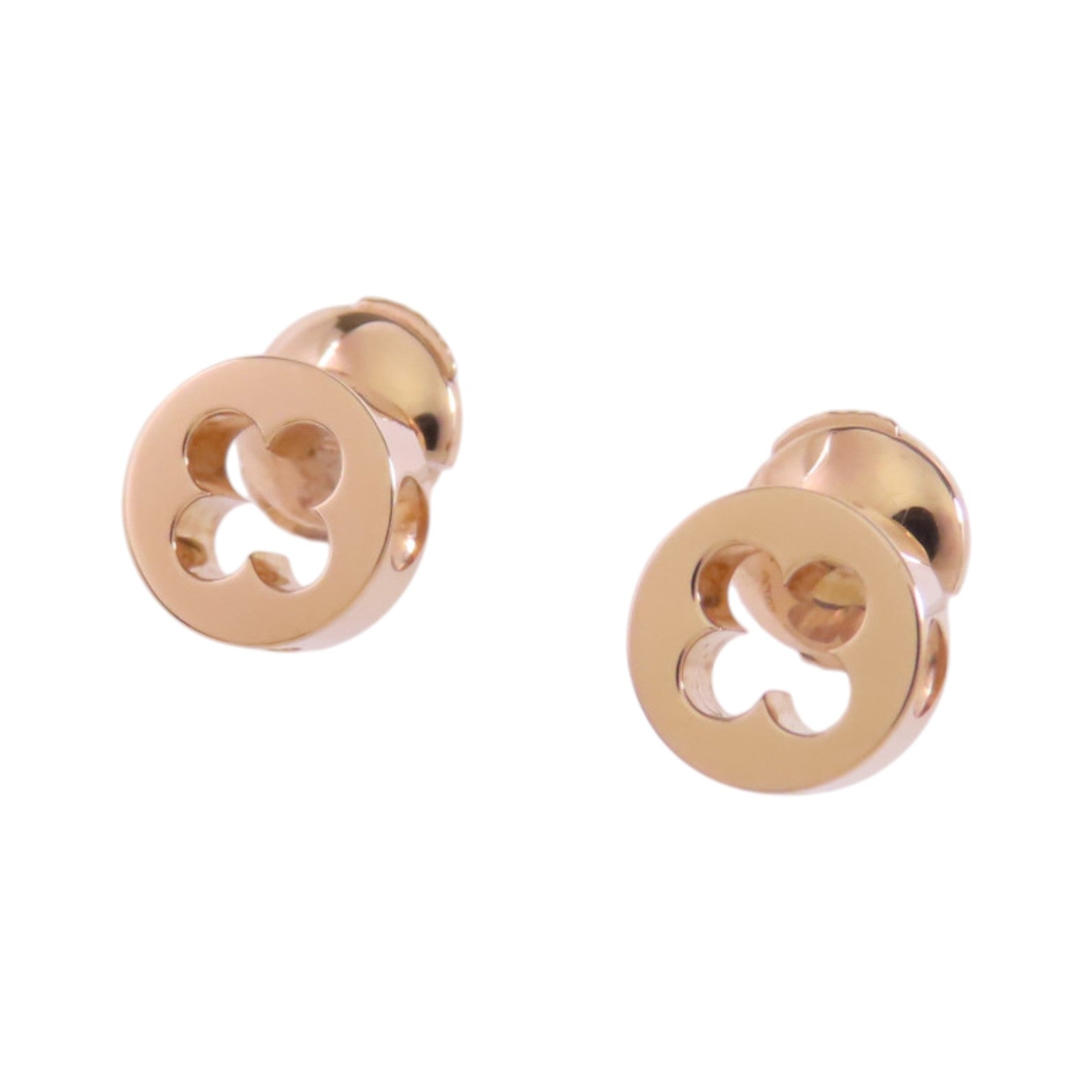 LOUIS VUITTON 18K玫瑰金Empreinte Earrings金扣耳環