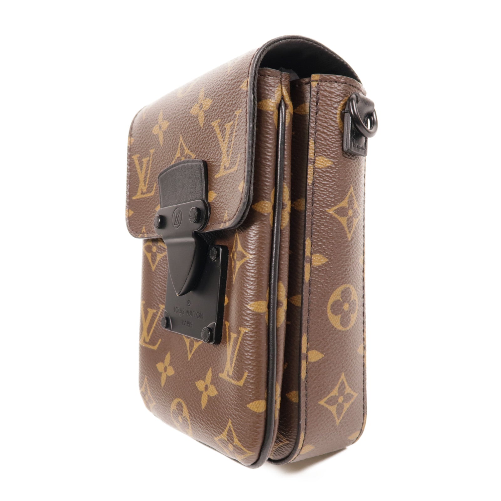 LOUIS VUITTON Monogram S-Lock Vertical肩背袋