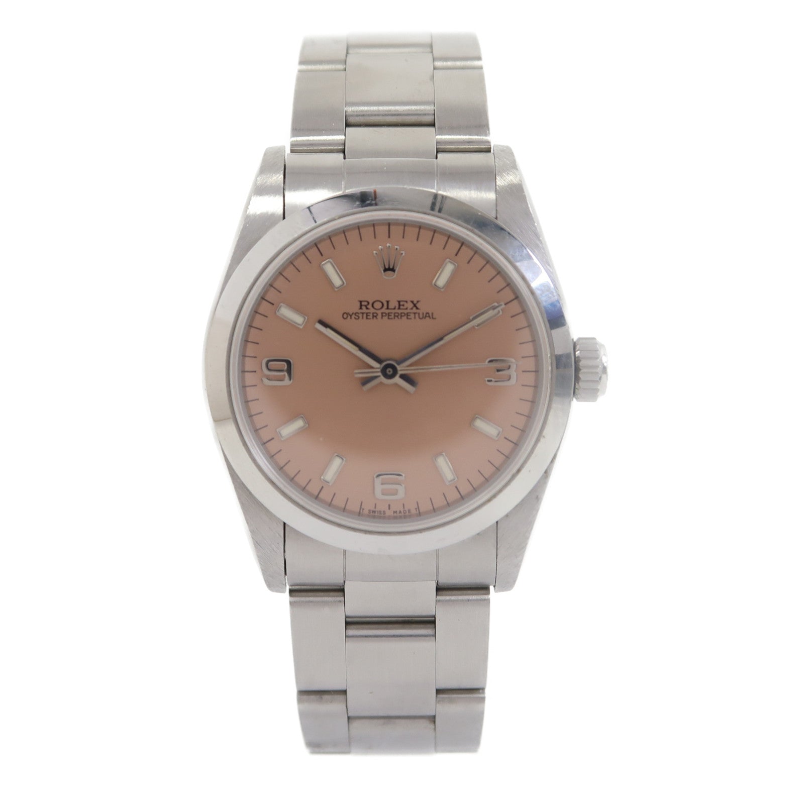 ROLEX Oyster Perpetual 31mm不鏽鋼手錶自動機芯粉紅色