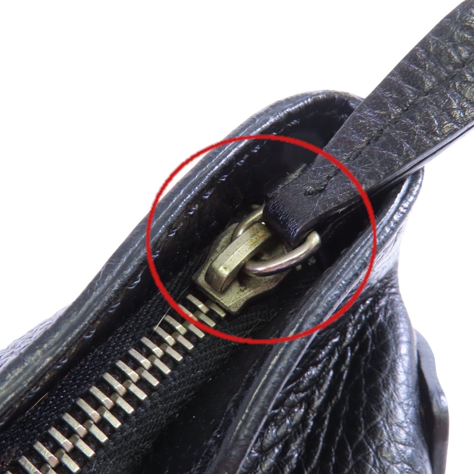 TOD'S 牛皮皮革Hand Bag銀扣手挽袋