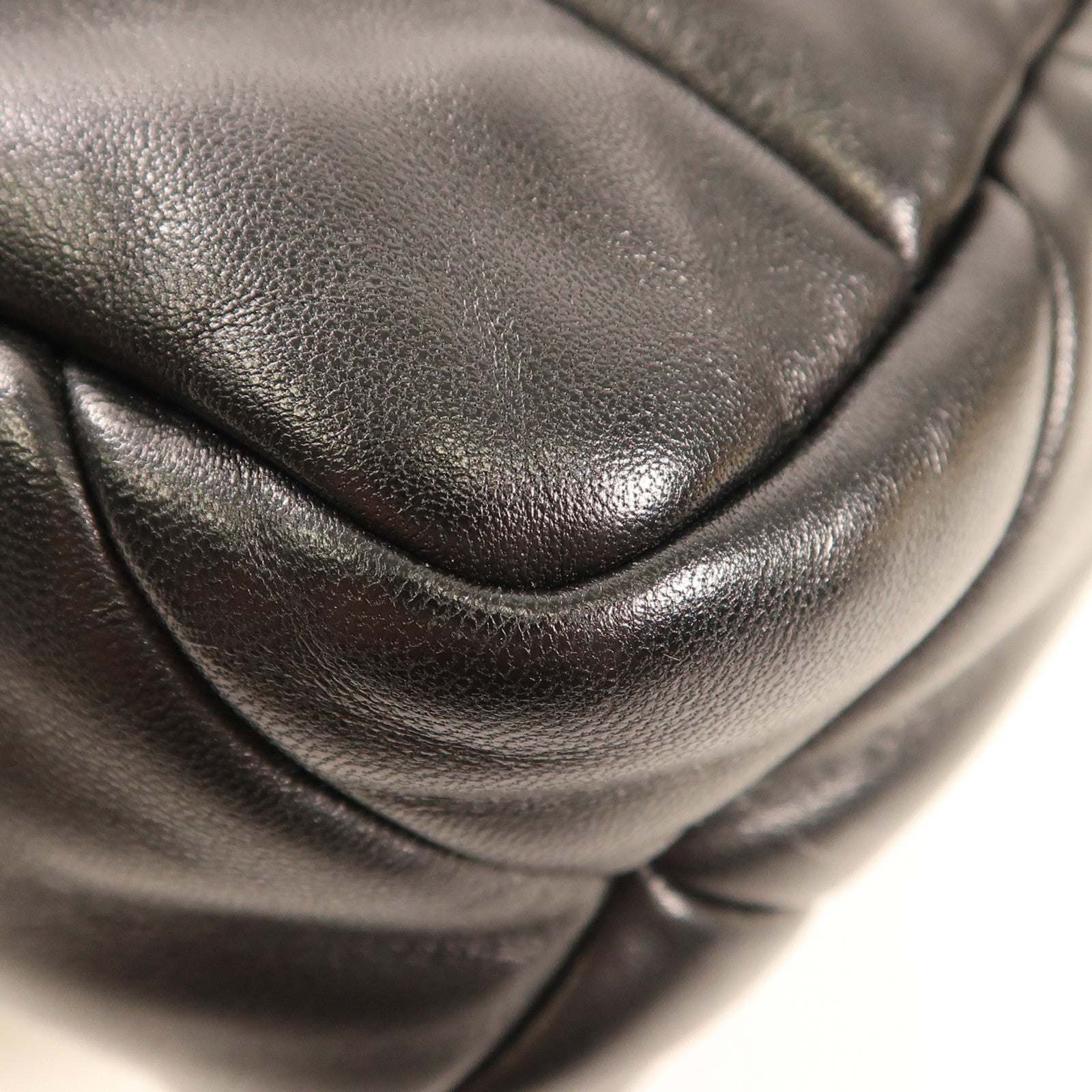 PRADA 羊皮皮革2 Way Shoulder金扣手挽肩背兩用袋