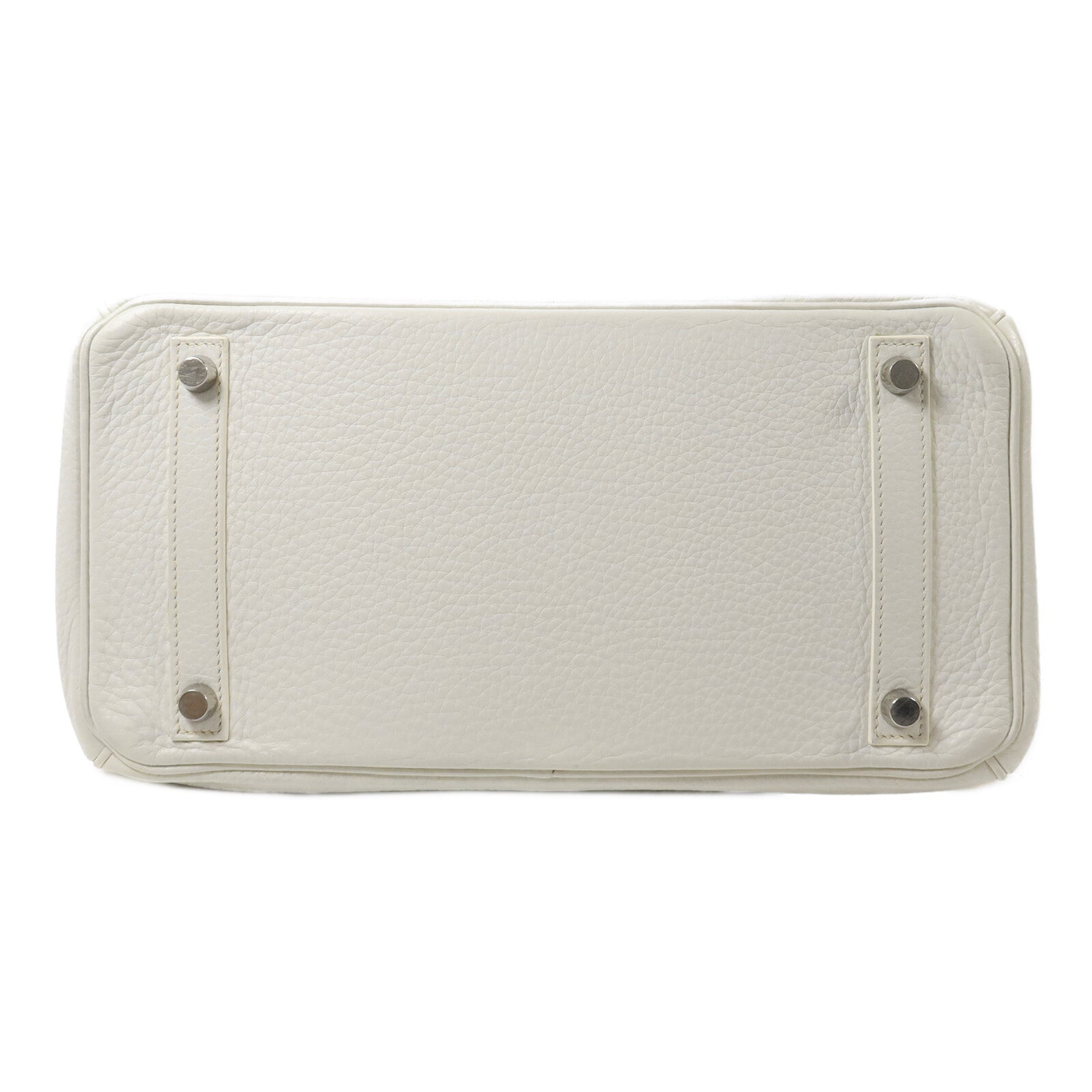 HERMES Togo皮革Birkin 30手挽袋Blanc