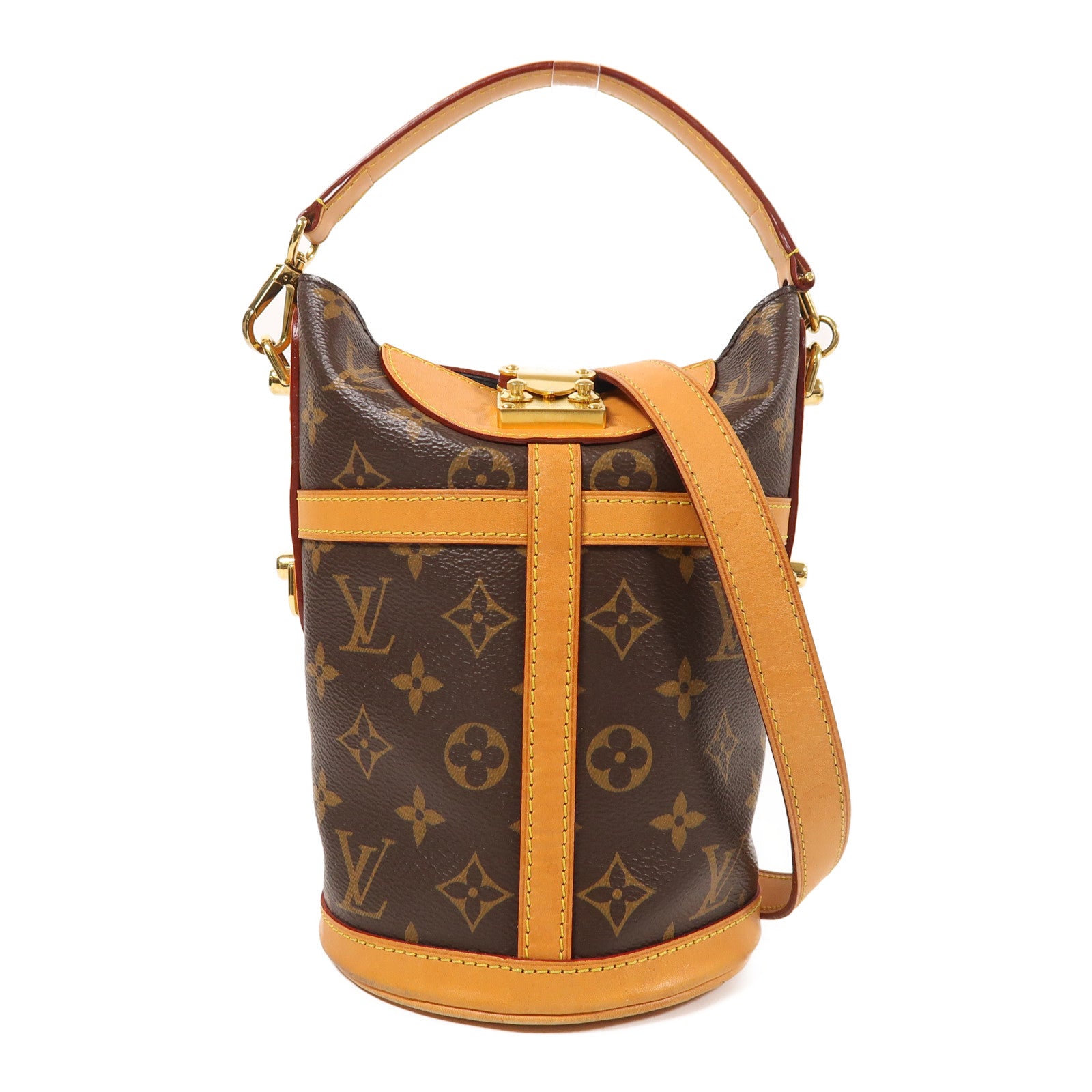 LOUIS VUITTON 【激減優惠】Monogram Duffle金扣手挽肩背兩用袋