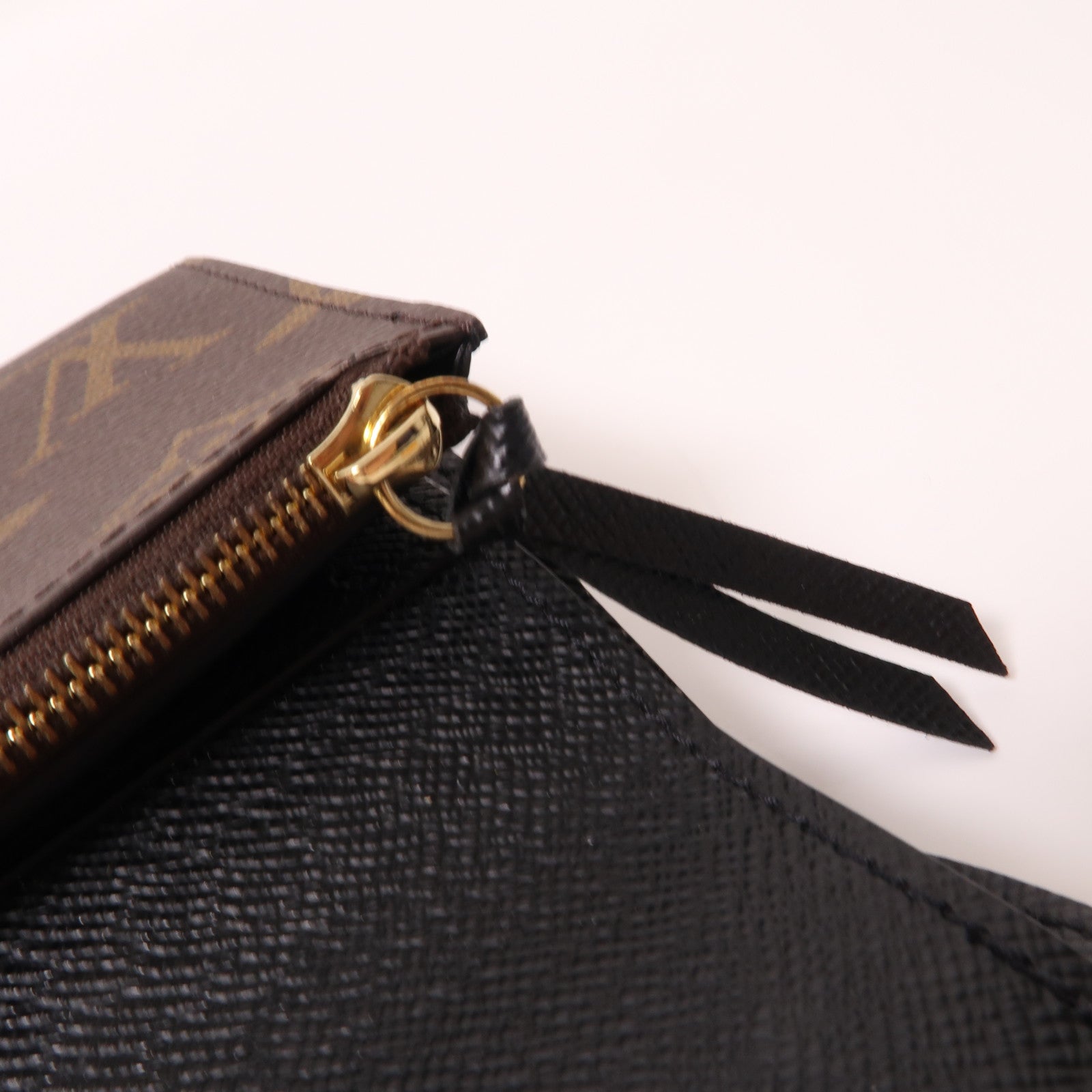 LOUIS VUITTON Monogram Reverse Victorine Wallet金扣錢包棕色