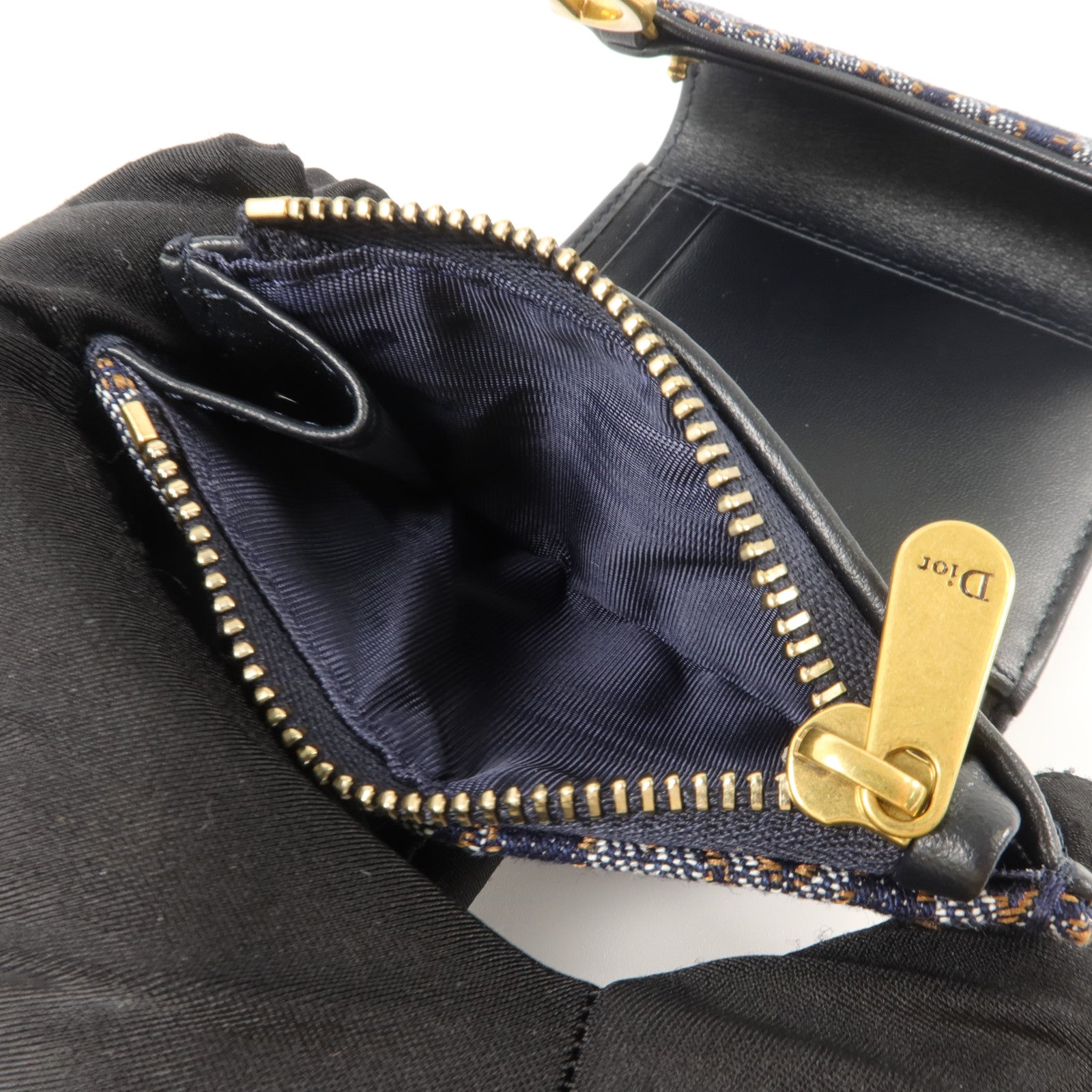 Dior 帆布Saddle Lotus Wallet錢包