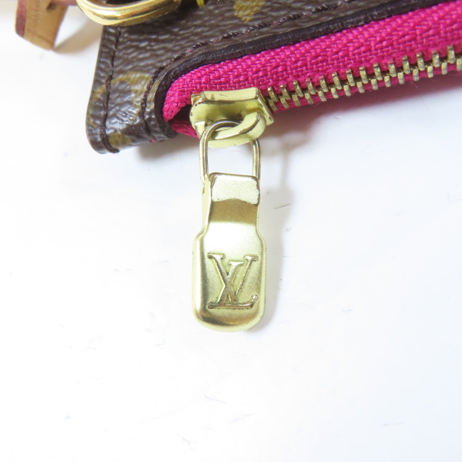 LOUIS VUITTON Monogram Neverfull GM金扣手挽袋啡色