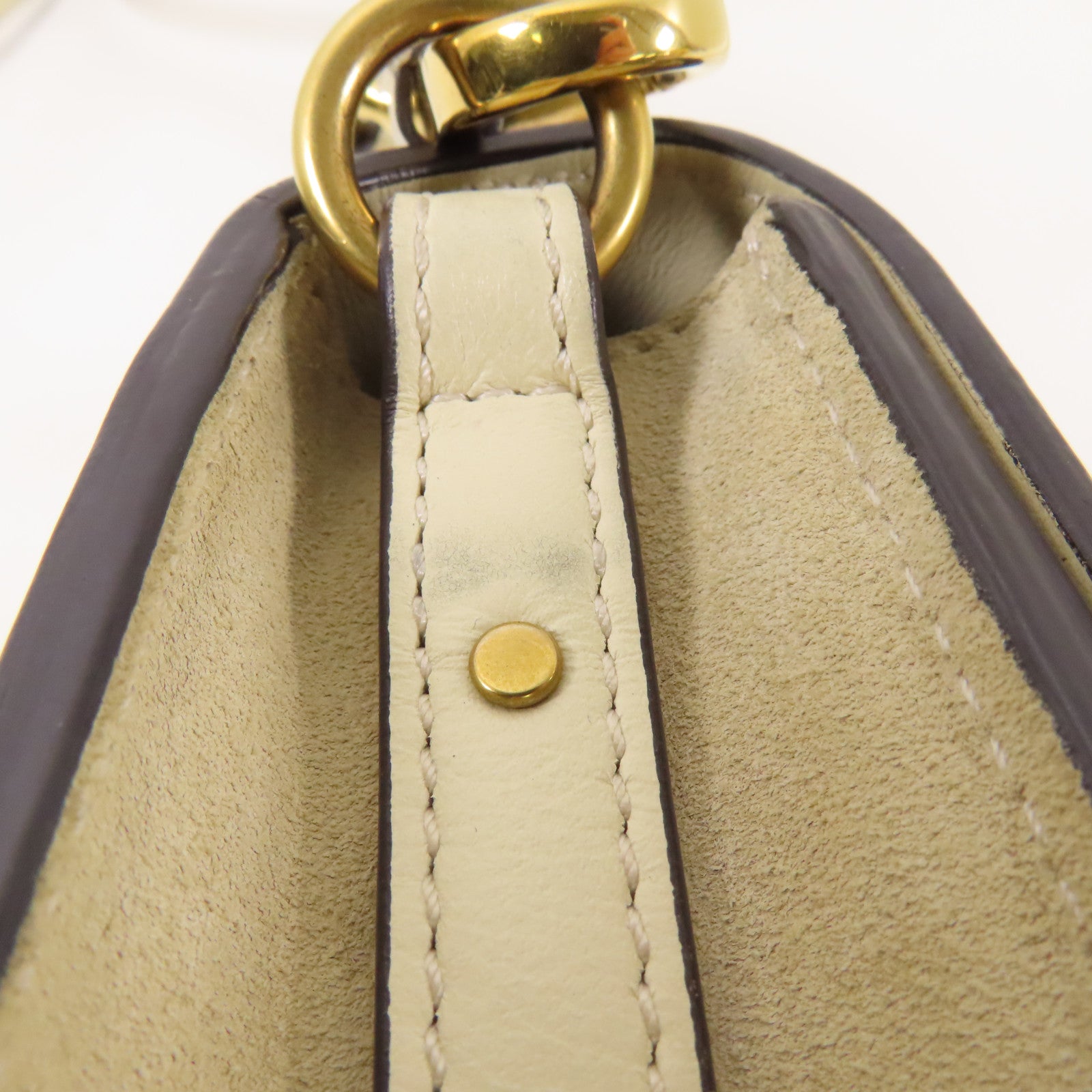 Chloe 牛皮皮革Nile金扣手挽肩背兩用袋