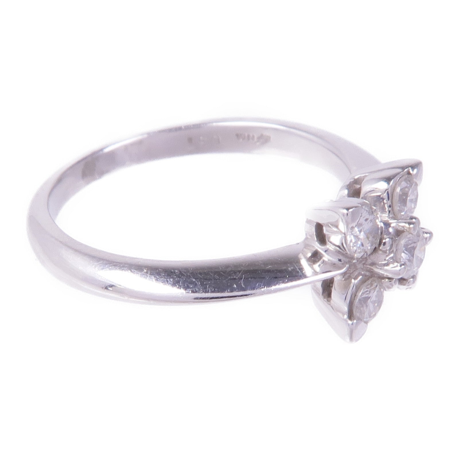 JEWELRY 【激減優惠】18K白金Diamond Ring鑽石戒指US#4.75