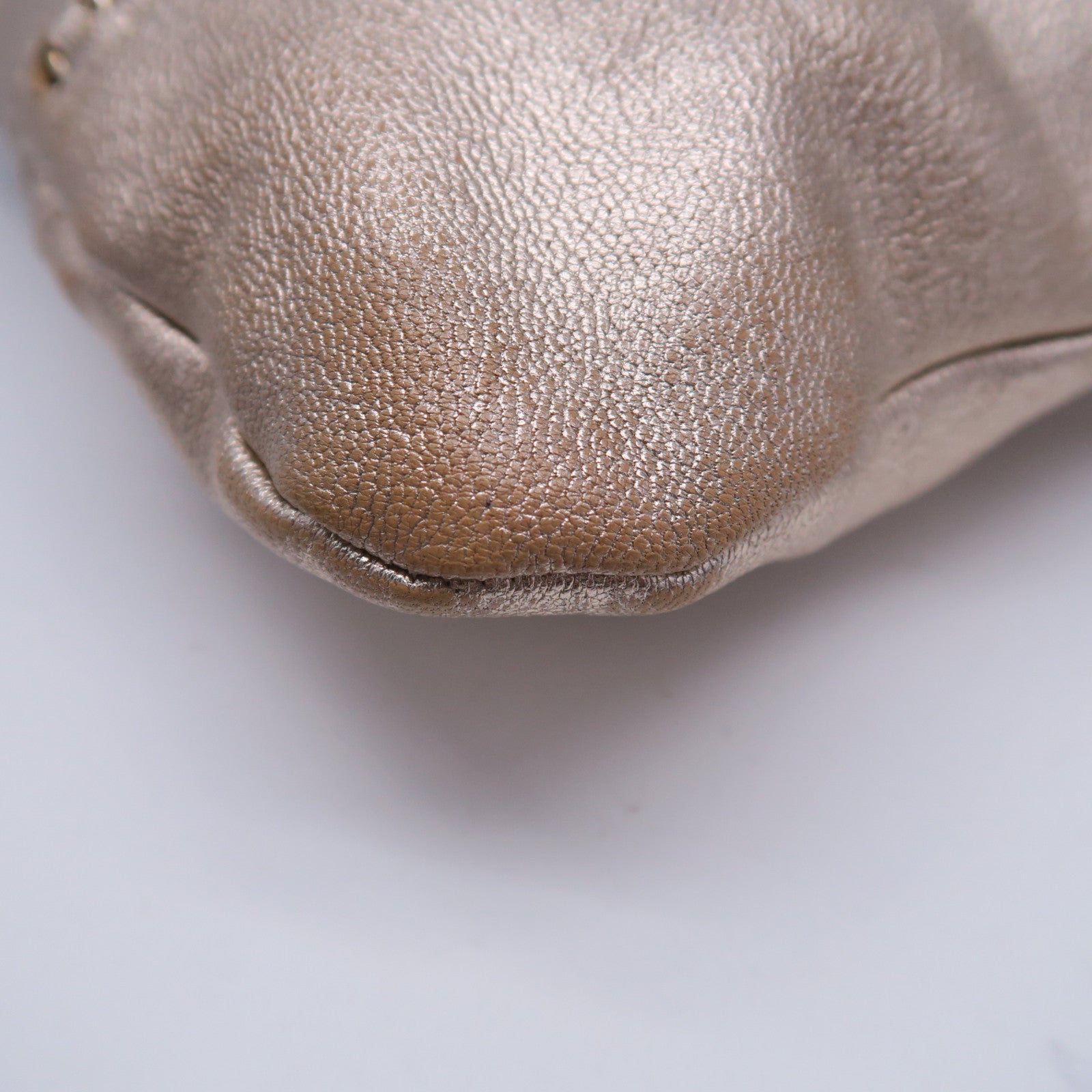 CHANEL 【激減優惠】牛皮皮革Totebag金扣手挽袋金色