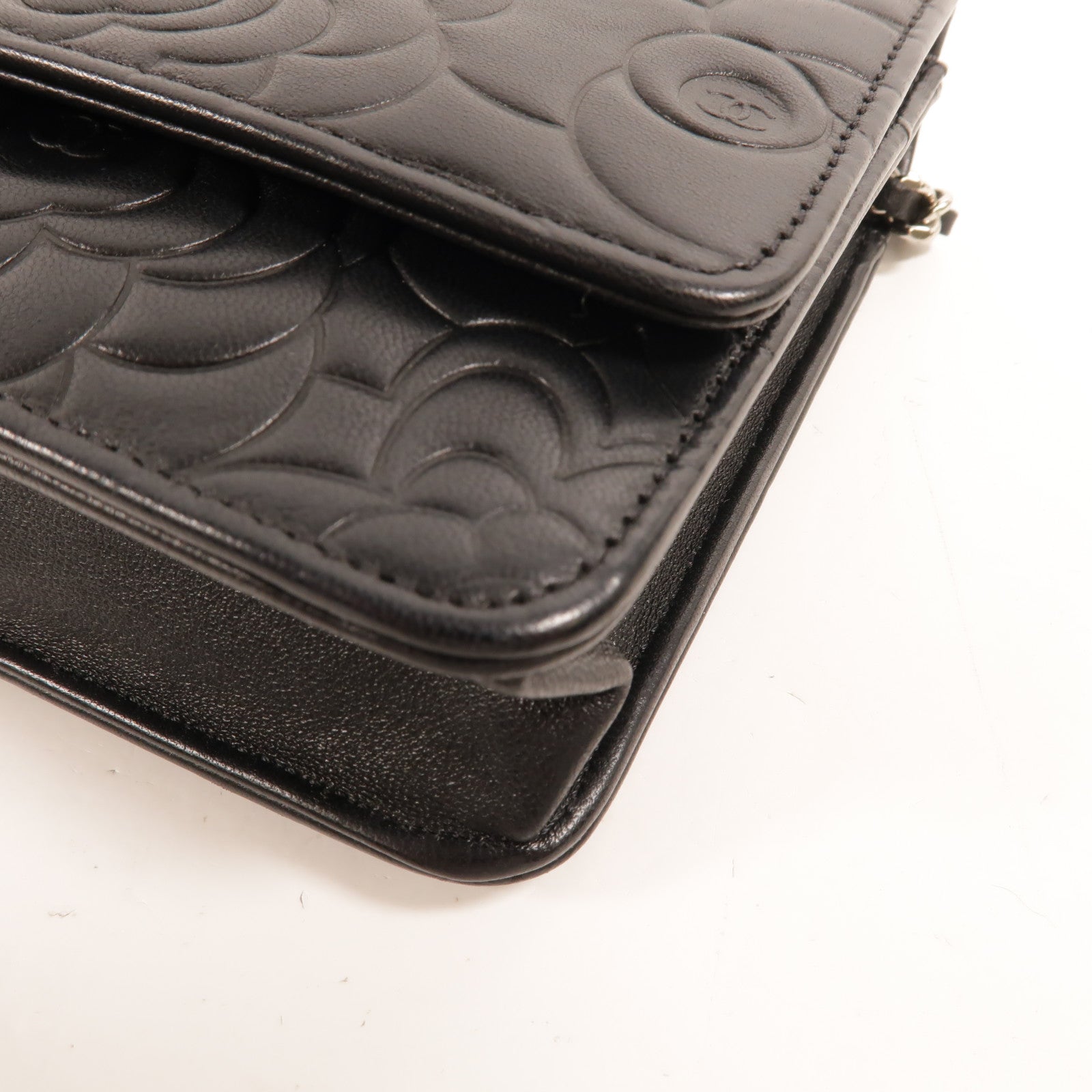 CHANEL 羊皮皮革WOC Wallet On Chain鏈帶肩背袋