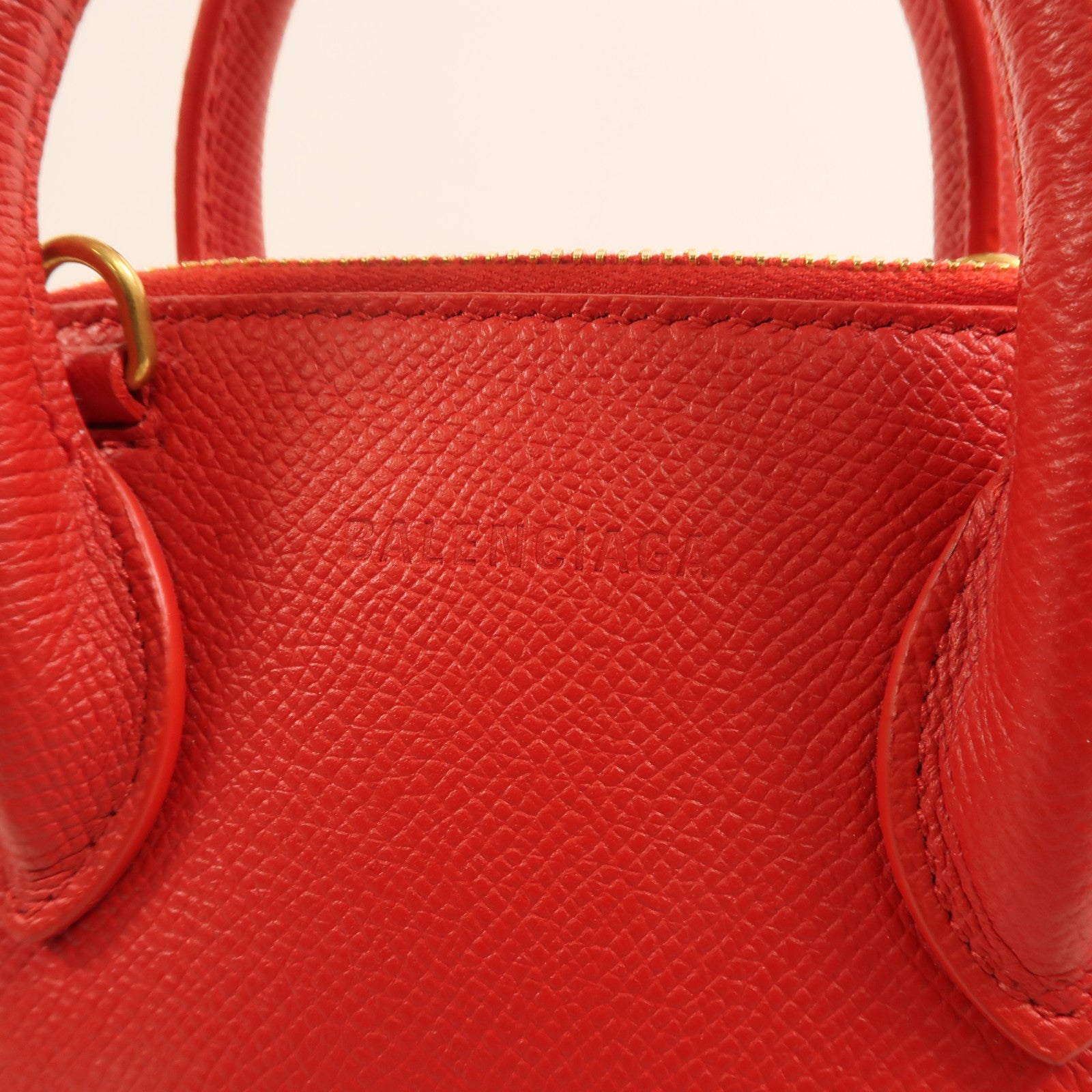 BALENCIAGA 牛皮皮革XXS Ville Top Handle Bag金扣手挽肩背兩用袋