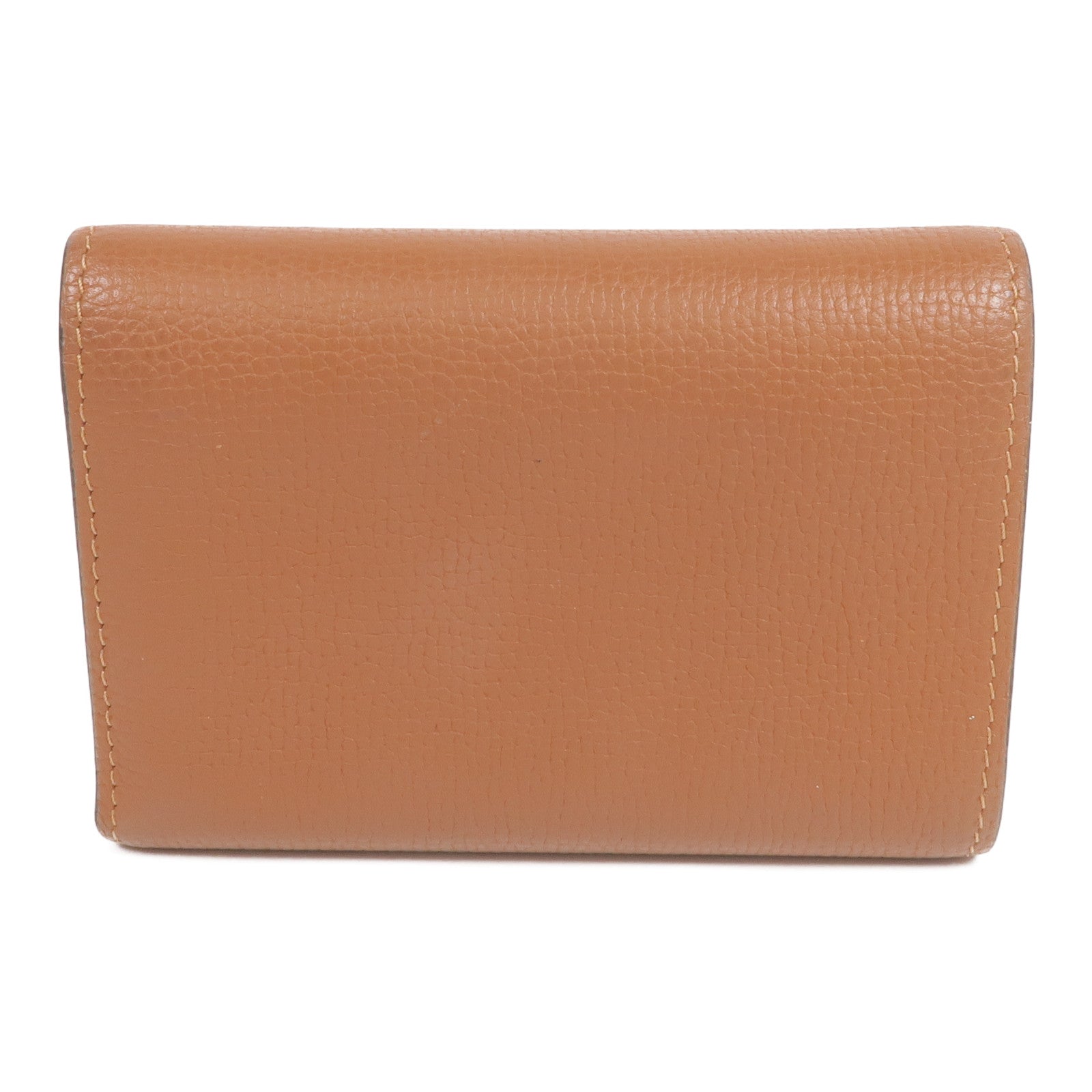 LOEWE 牛皮皮革Anagram Trifold Wallet銀扣錢包