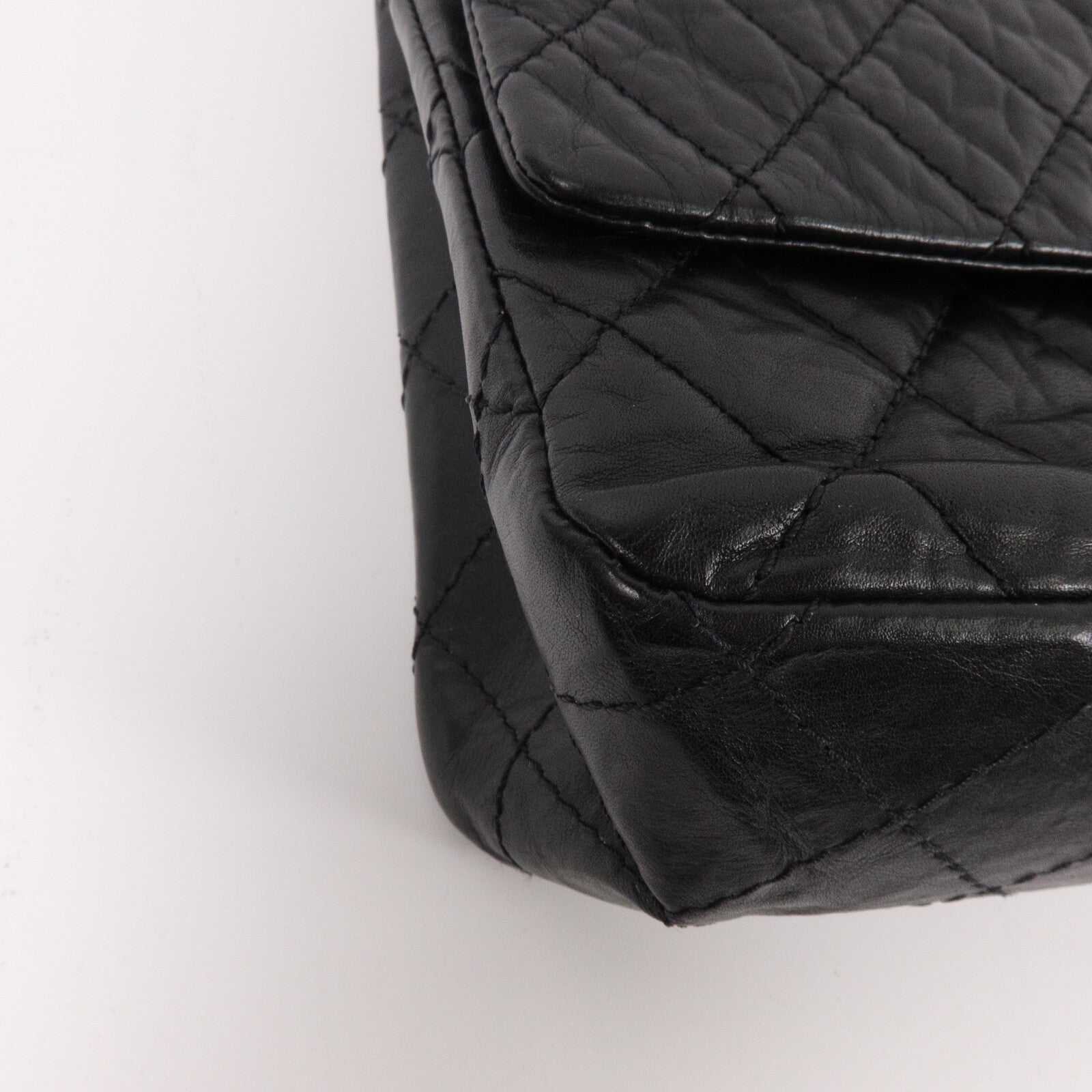 CHANEL 牛皮皮革2.55 Large鏈帶肩背袋