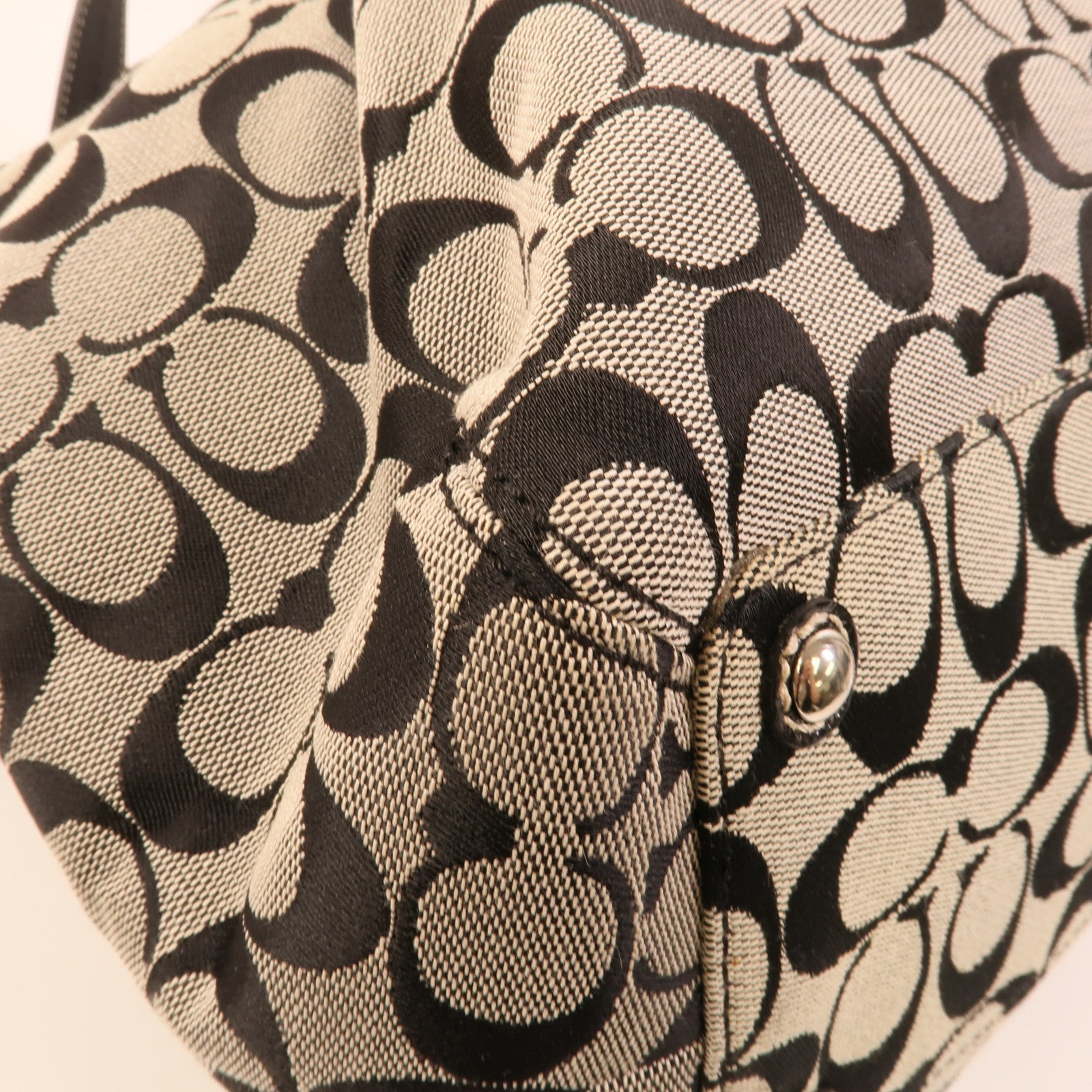 COACH 帆布Tote Bag肩背袋