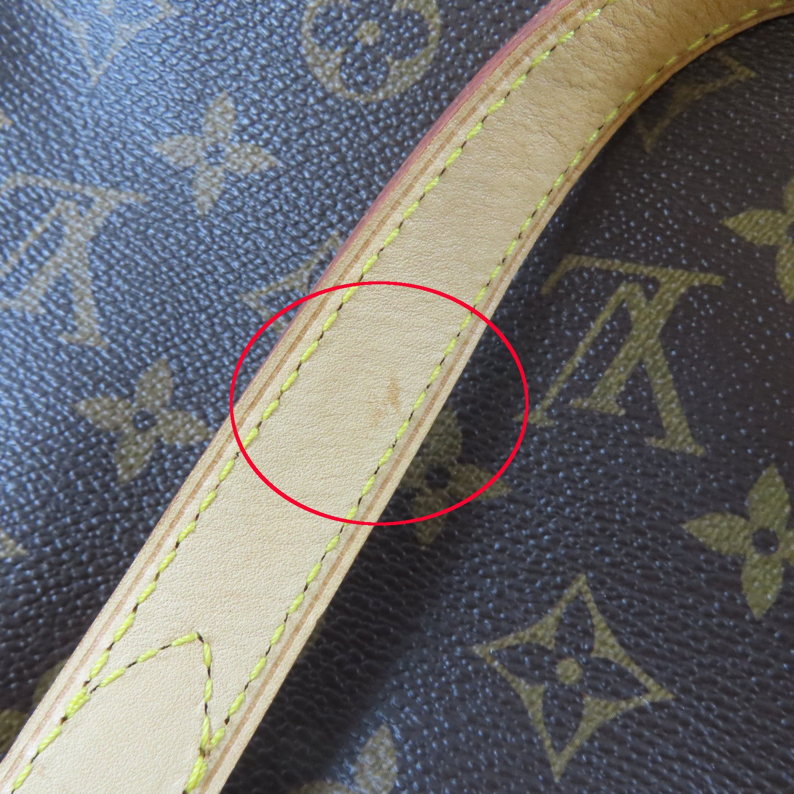 LOUIS VUITTON Monogram Batignolles金扣手挽袋啡色