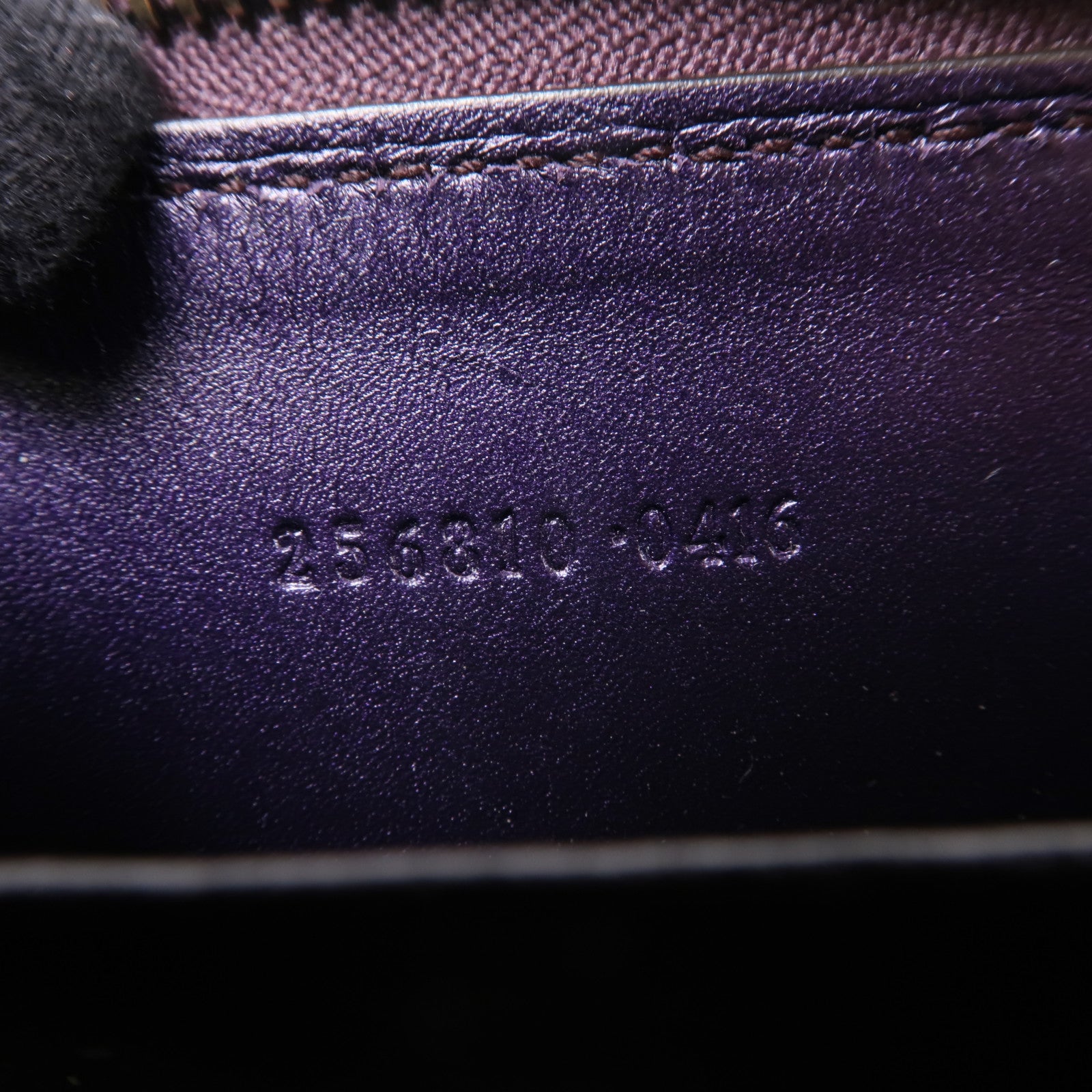 GUCCI 漆皮皮革Card Case金扣卡片套紫色