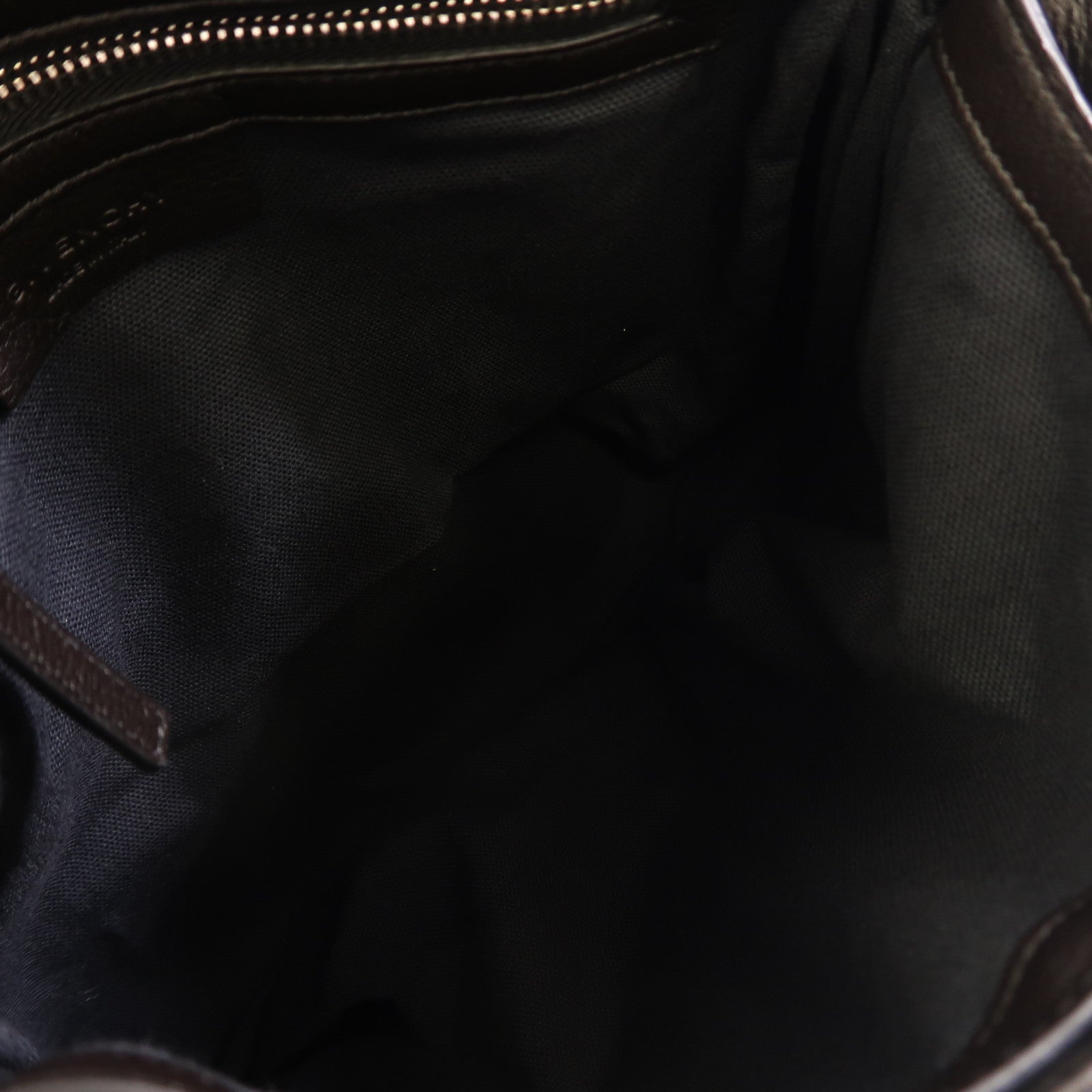 GIVENCHY 牛皮皮革2 Way Shoulder銀扣手挽肩背兩用袋