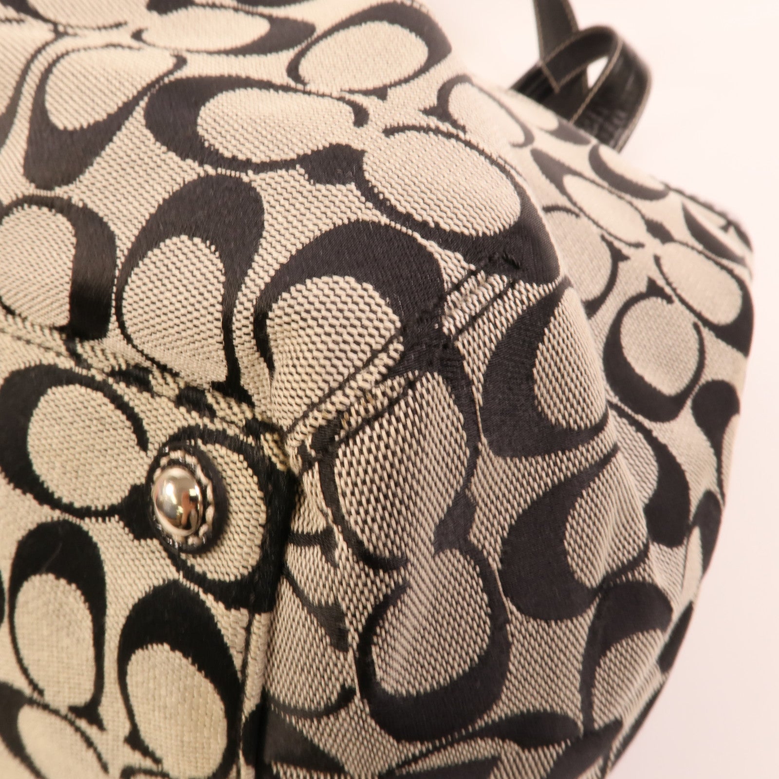COACH 帆布Tote Bag肩背袋