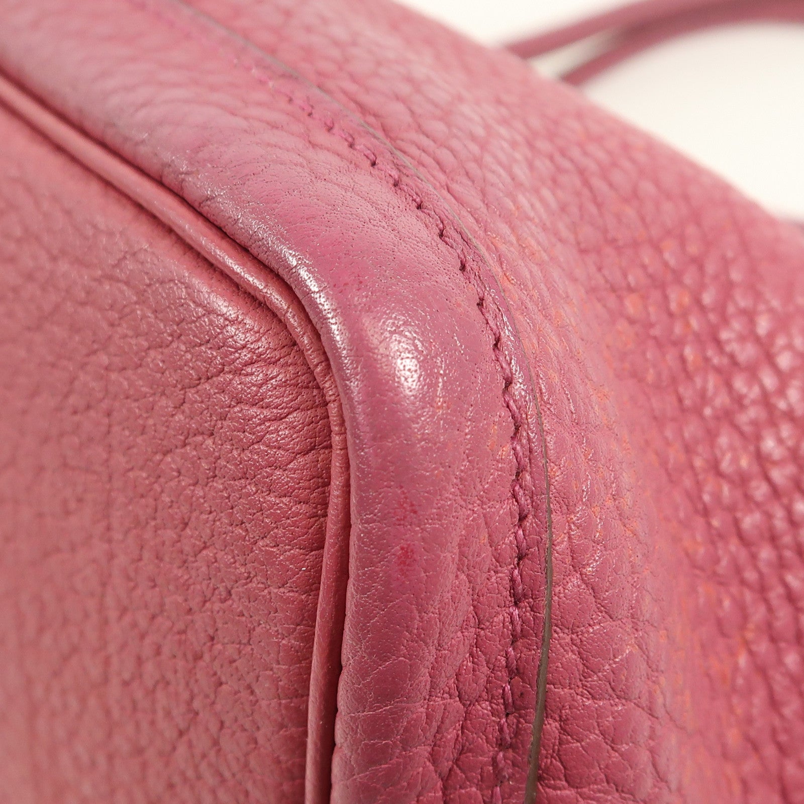 HERMES Fjord皮革Garden Party PM銀扣手挽袋Tosca