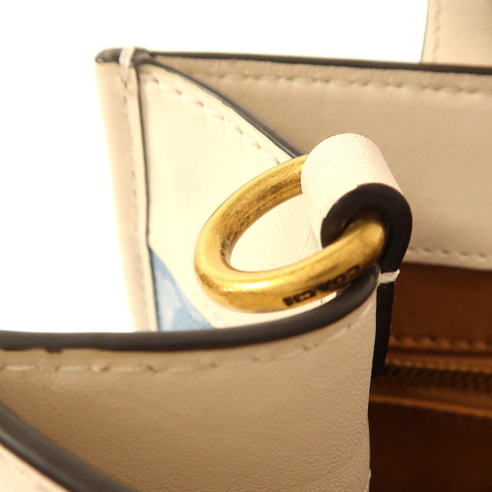 COACH 帆布Field Tote金扣手挽肩背兩用袋