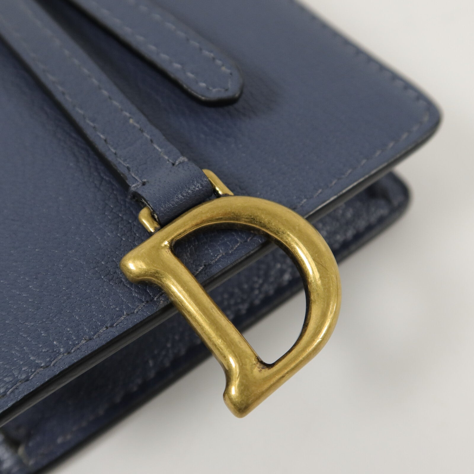 Dior 牛皮皮革Saddle Phone Bag鏈帶肩背袋