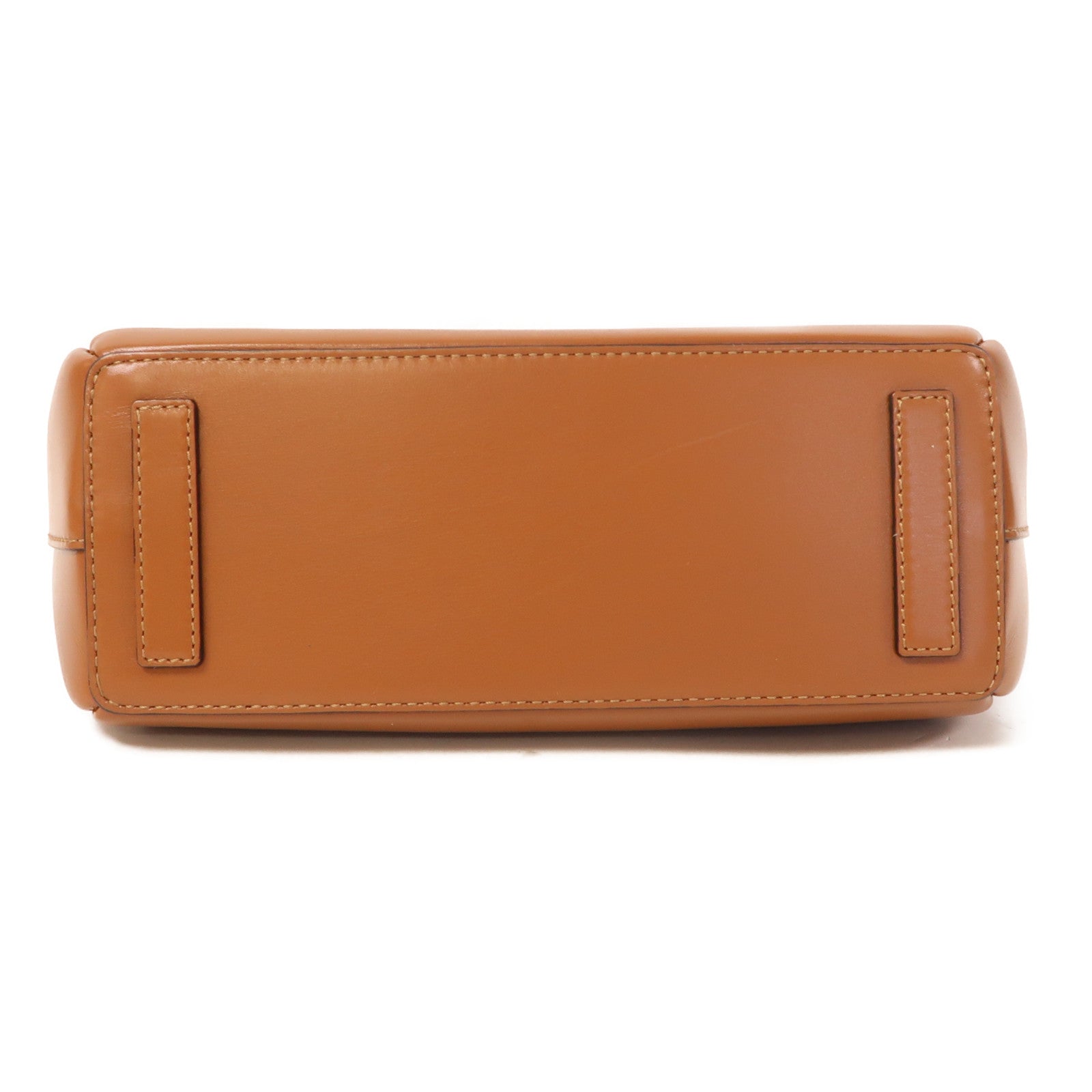 LOEWE 【激減優惠】牛皮皮革Mini Lazo金扣手挽肩背兩用袋啡色
