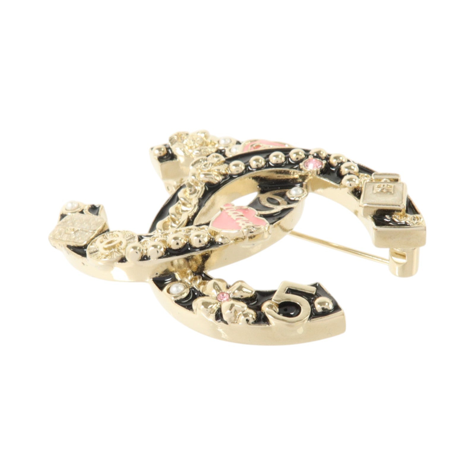 CHANEL 金屬/PVC Brooch胸針