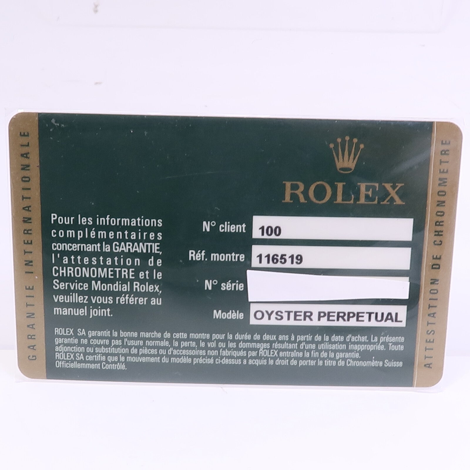 ROLEX Daytona 116519