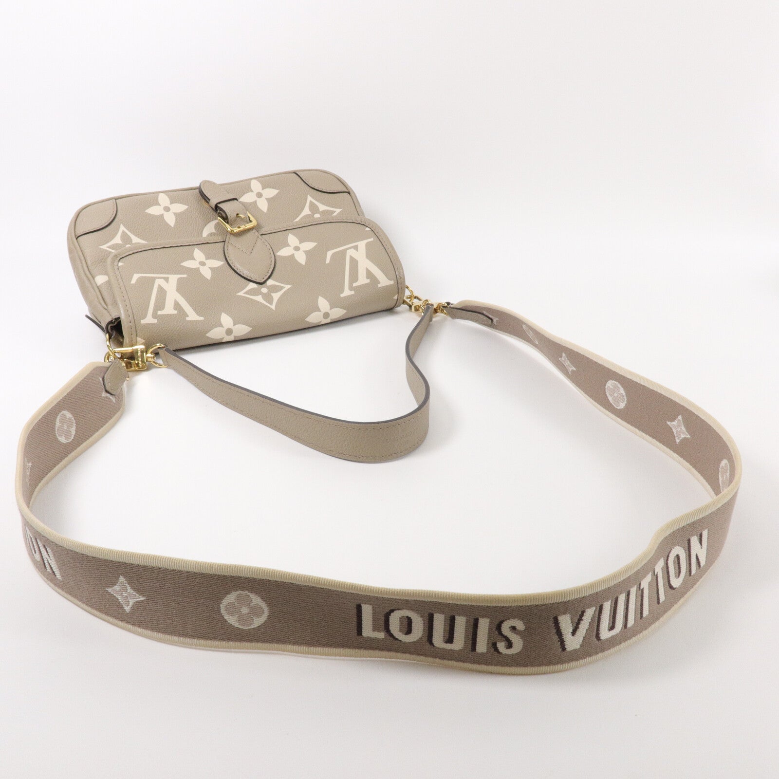 LOUIS VUITTON Monogram Empreinte Diane PM手挽肩背兩用袋