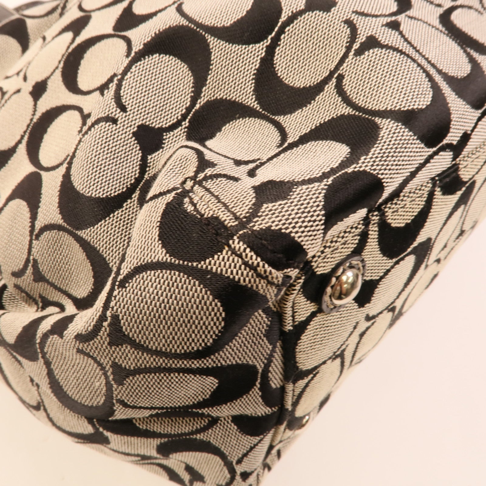 COACH 帆布Tote Bag肩背袋