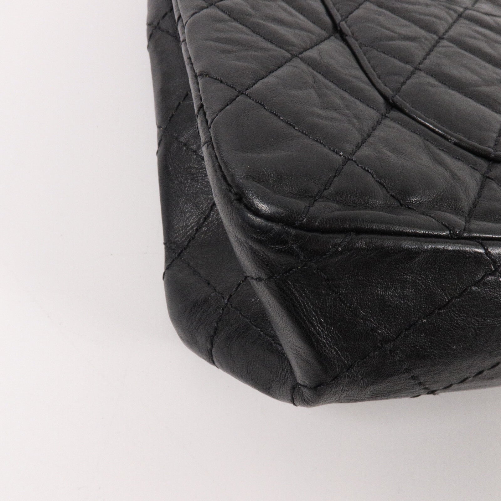 CHANEL 牛皮皮革2.55 Large鏈帶肩背袋