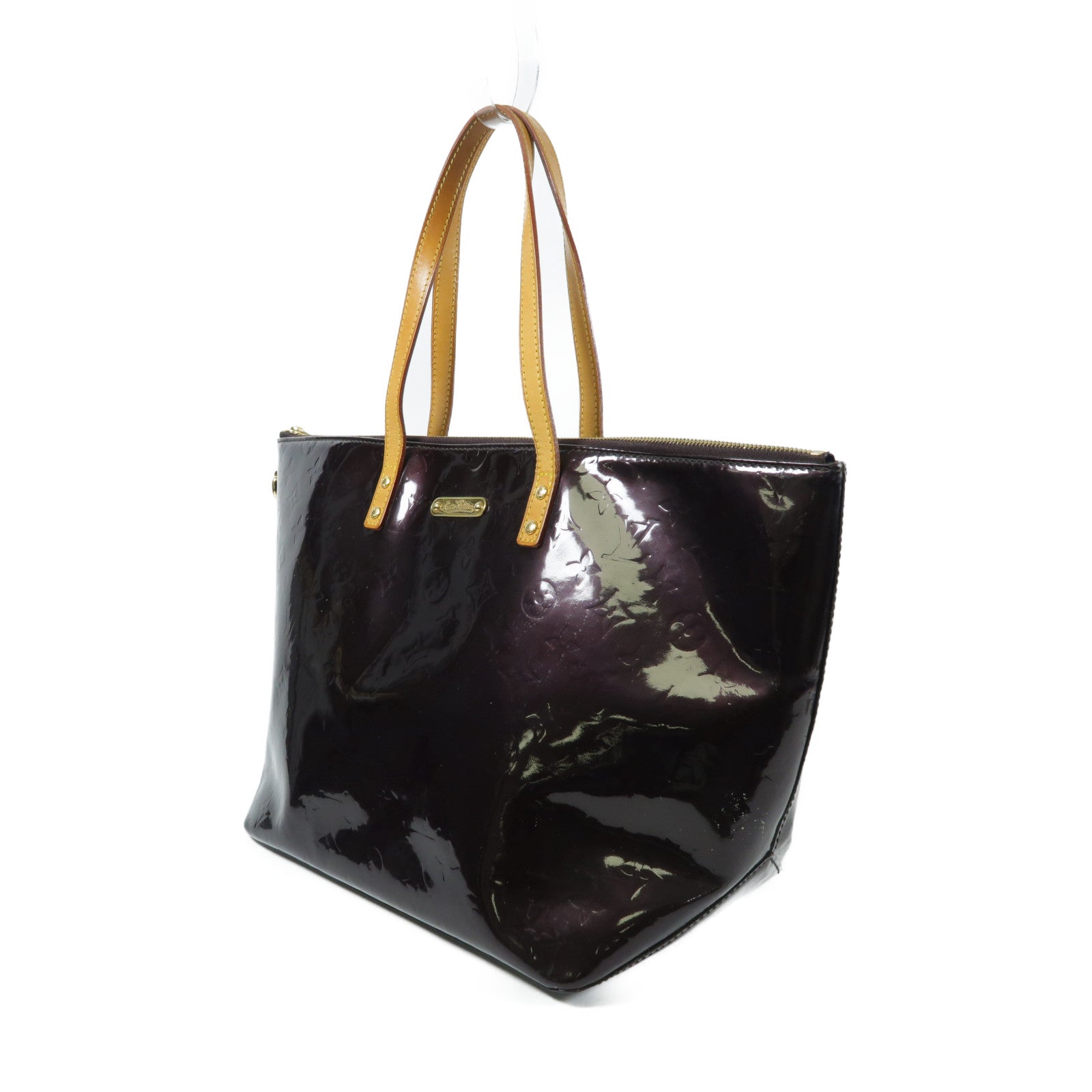 LOUIS VUITTON Vernis Bellevue GM金扣肩背袋