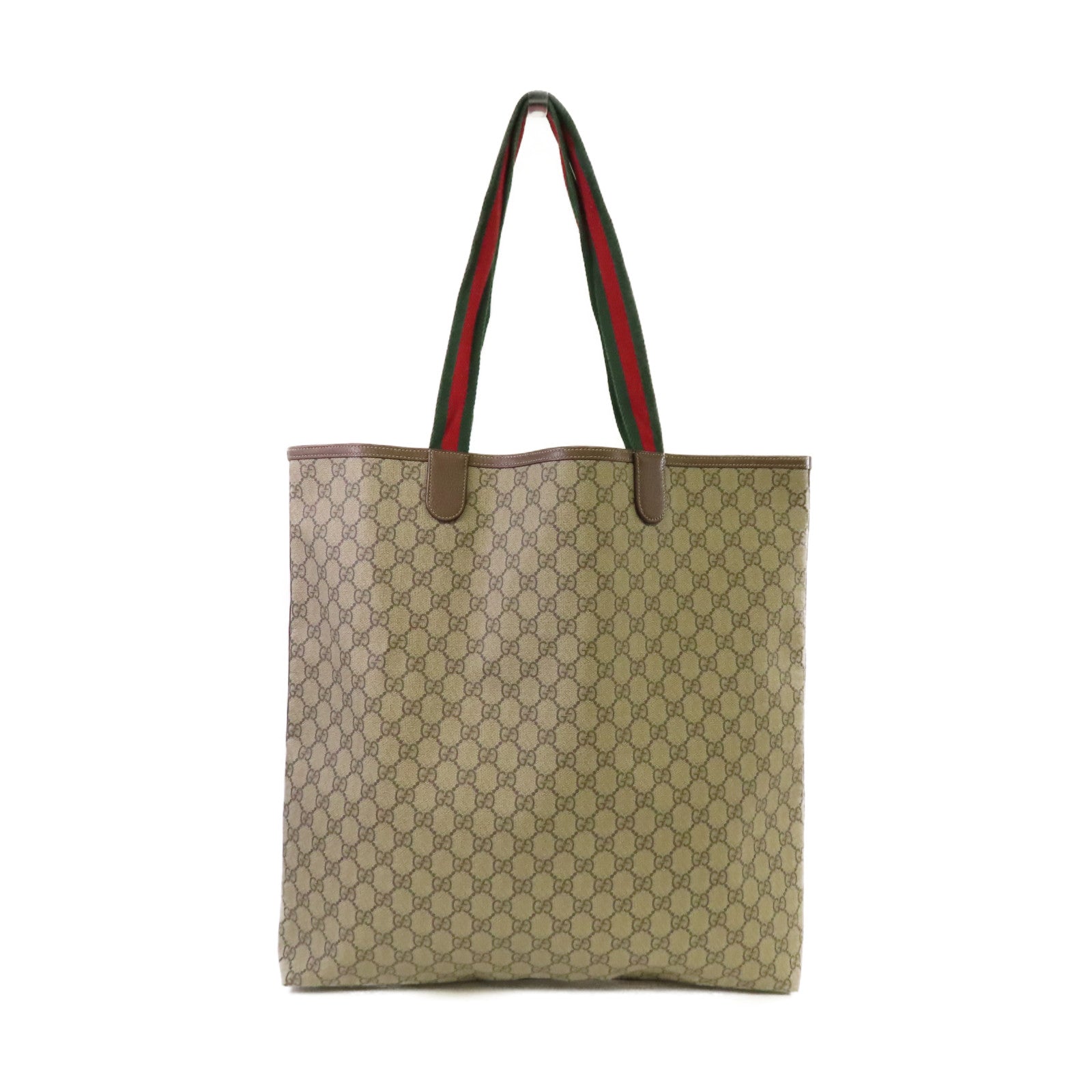 GUCCI 【激減優惠】塗層帆布Spiritismo Tote Bag肩背袋啡色