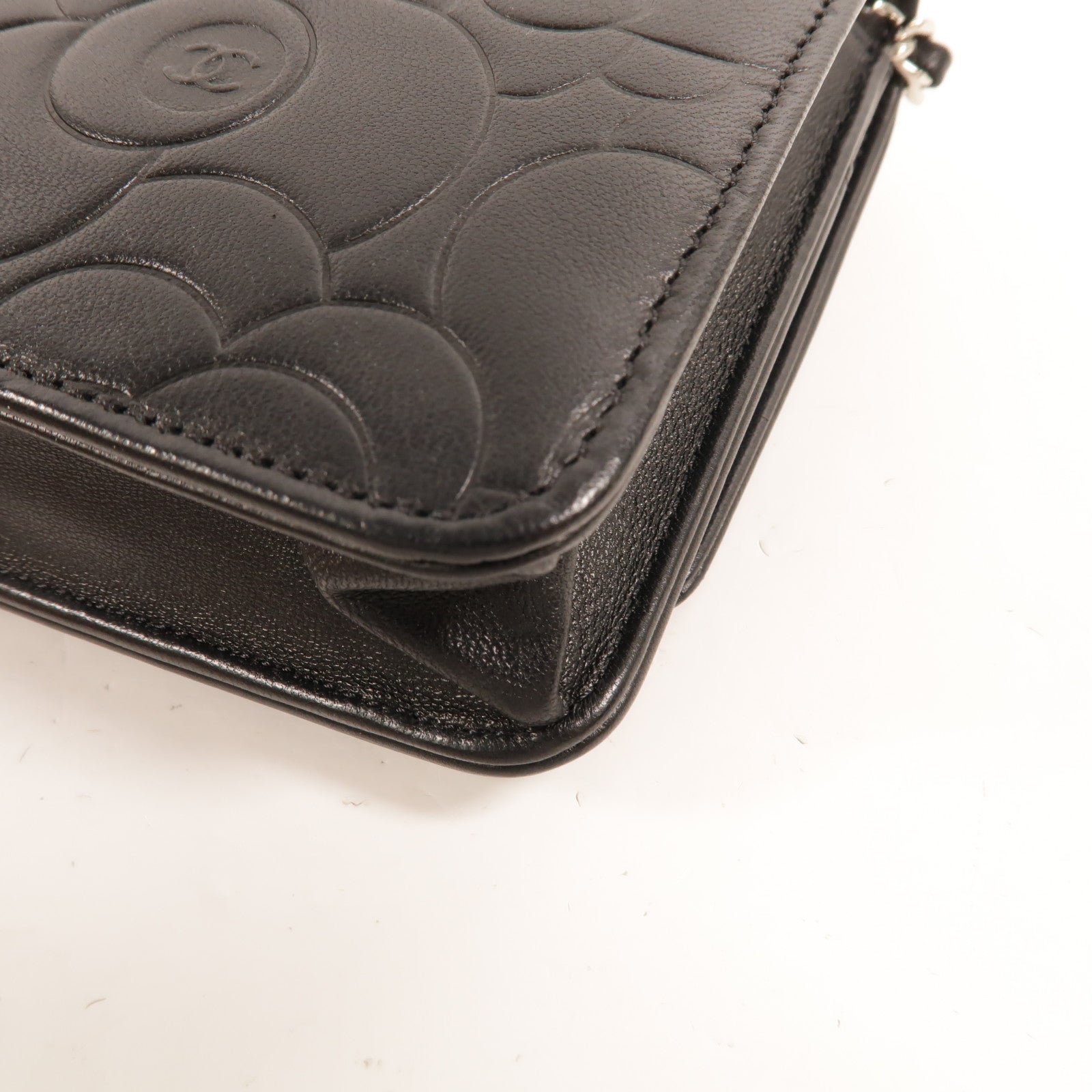 CHANEL 羊皮皮革WOC Wallet On Chain鏈帶肩背袋
