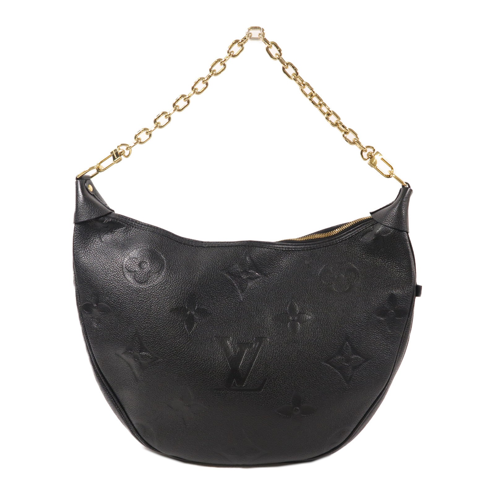 LOUIS VUITTON Monogram Empreinte Loop Hobo金扣手挽肩背兩用袋