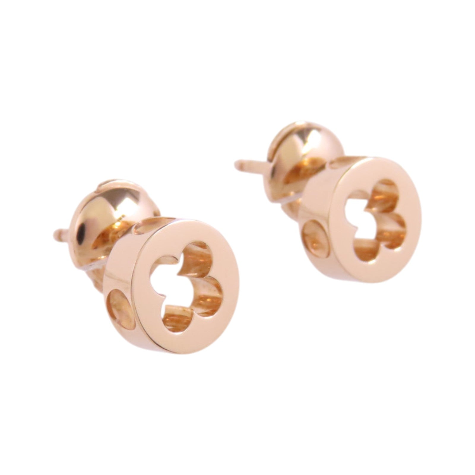 LOUIS VUITTON 18K玫瑰金Empreinte Earrings金扣耳環