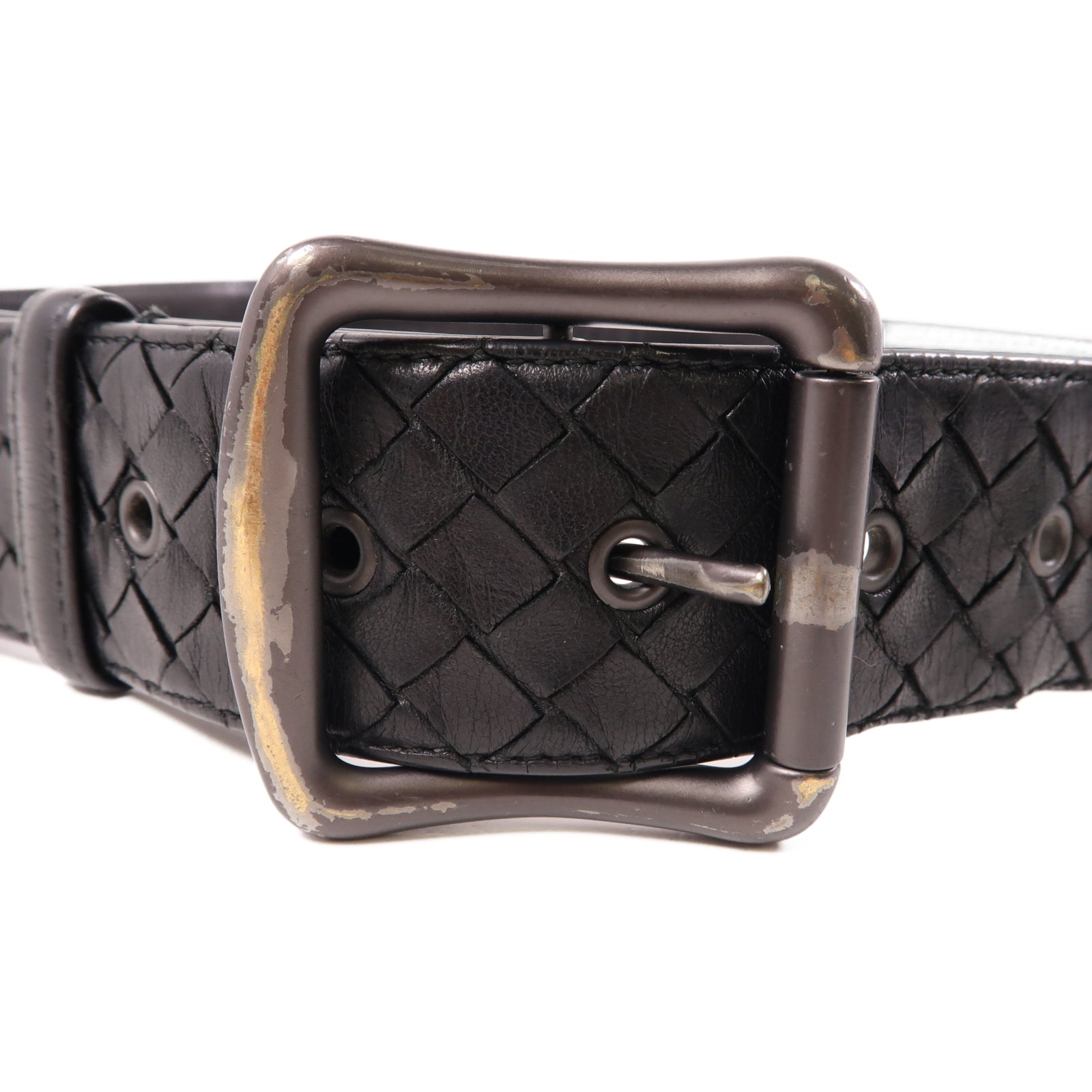 BOTTEGA VENETA 皮革Belt 90cm皮帶黑色