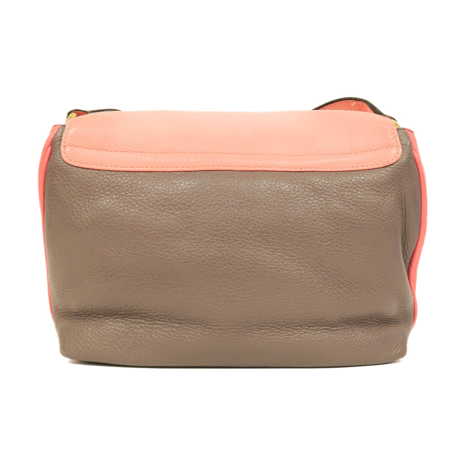 MARC JACOBS 【激減優惠】牛皮皮革Shoulder Bag金扣肩背袋粉紅色/啡色