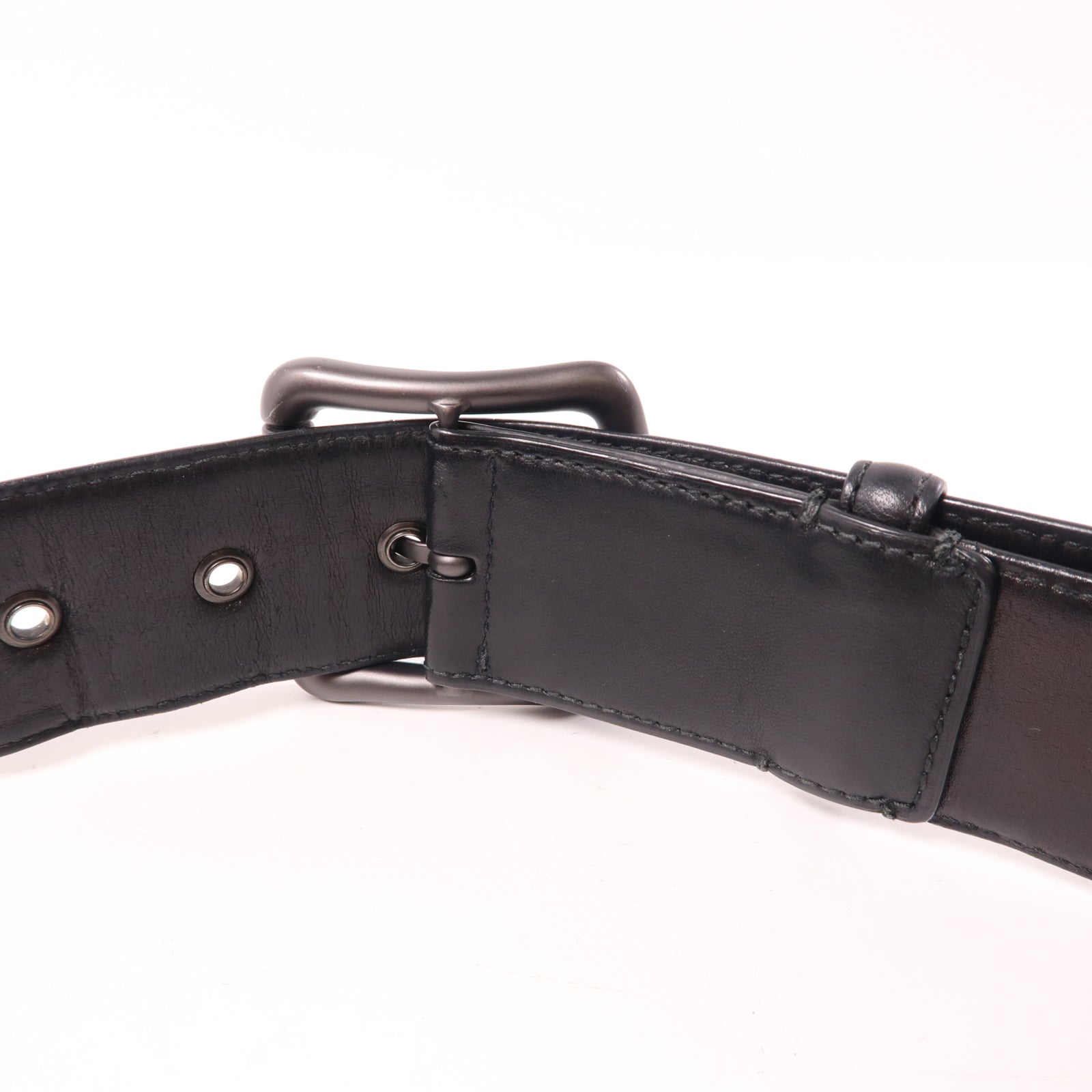 BOTTEGA VENETA 皮革Belt 90cm皮帶黑色