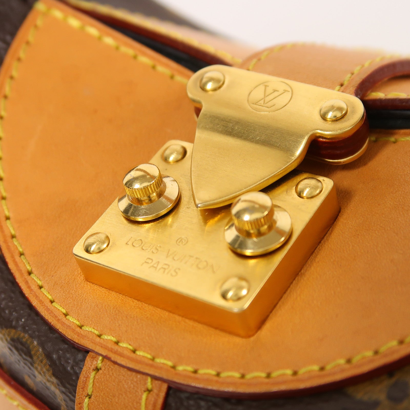 LOUIS VUITTON LV GHW Duffle 2way Shoulder Bag Handbag M43587 Monogram Brown