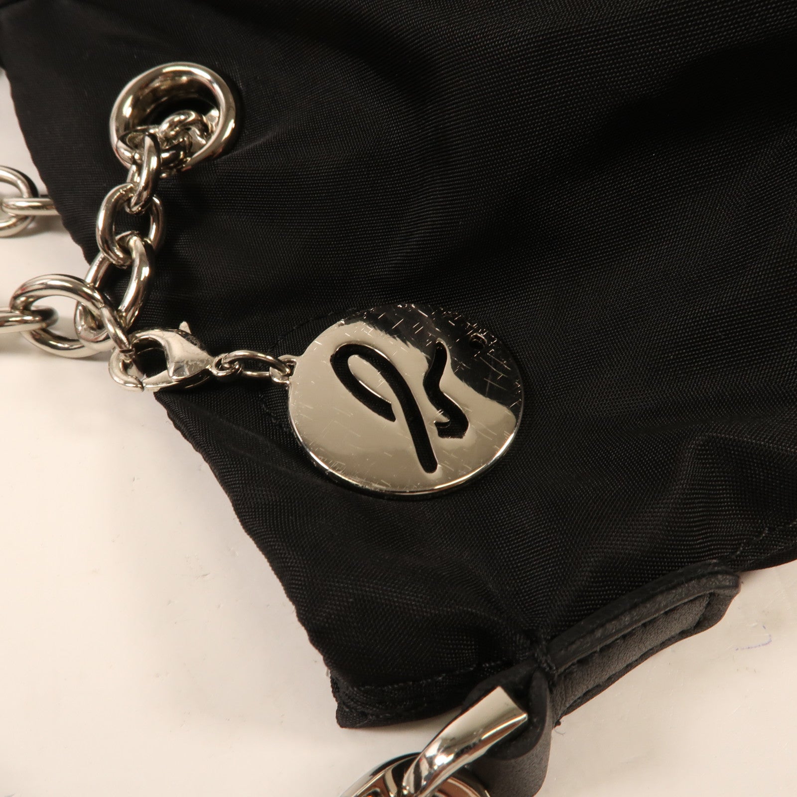 尼龍Shoulder Bag銀扣手挽肩背兩用袋